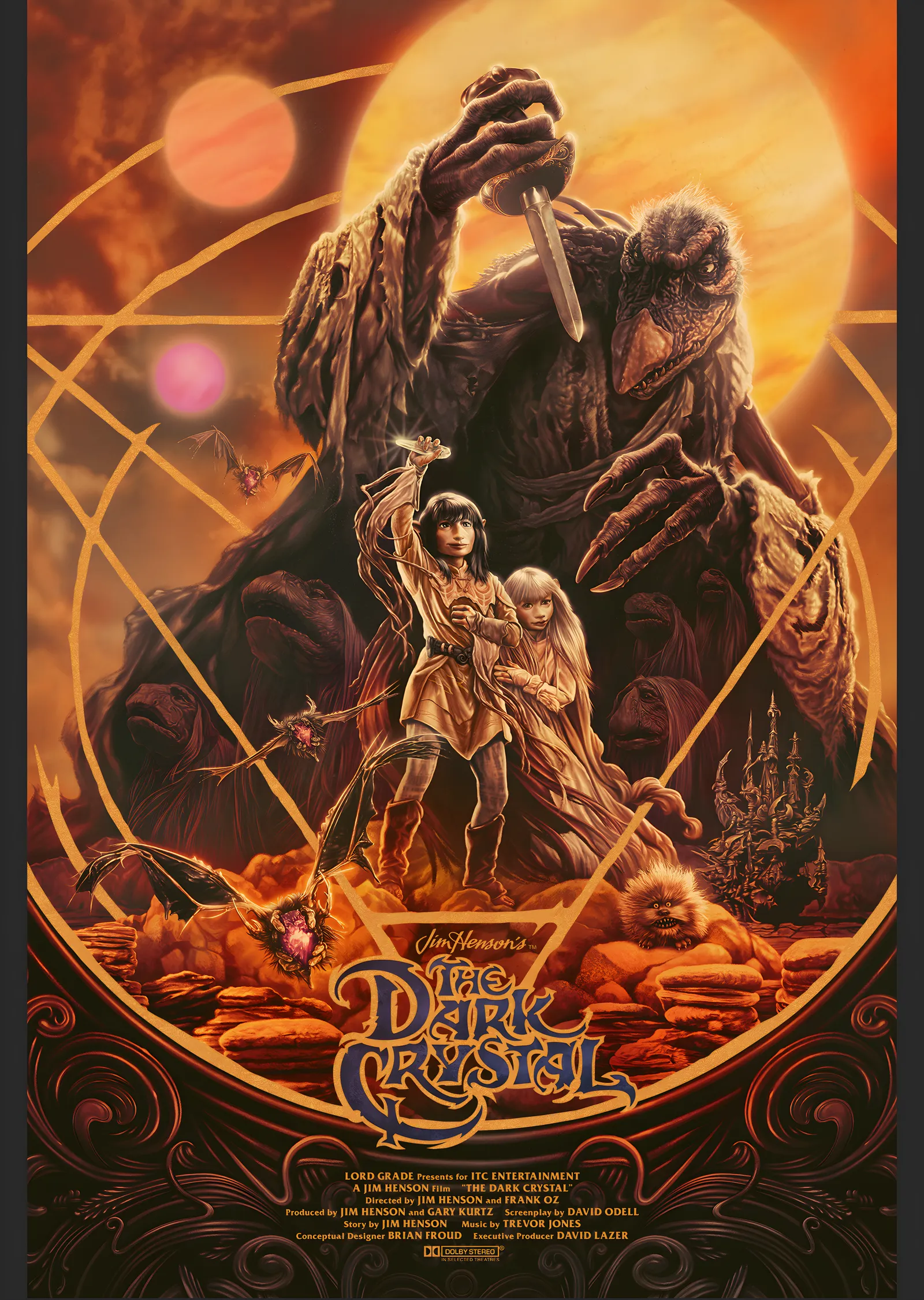 The Dark Crystal - Kristal Dünyanın Kahramanları metal tablo
