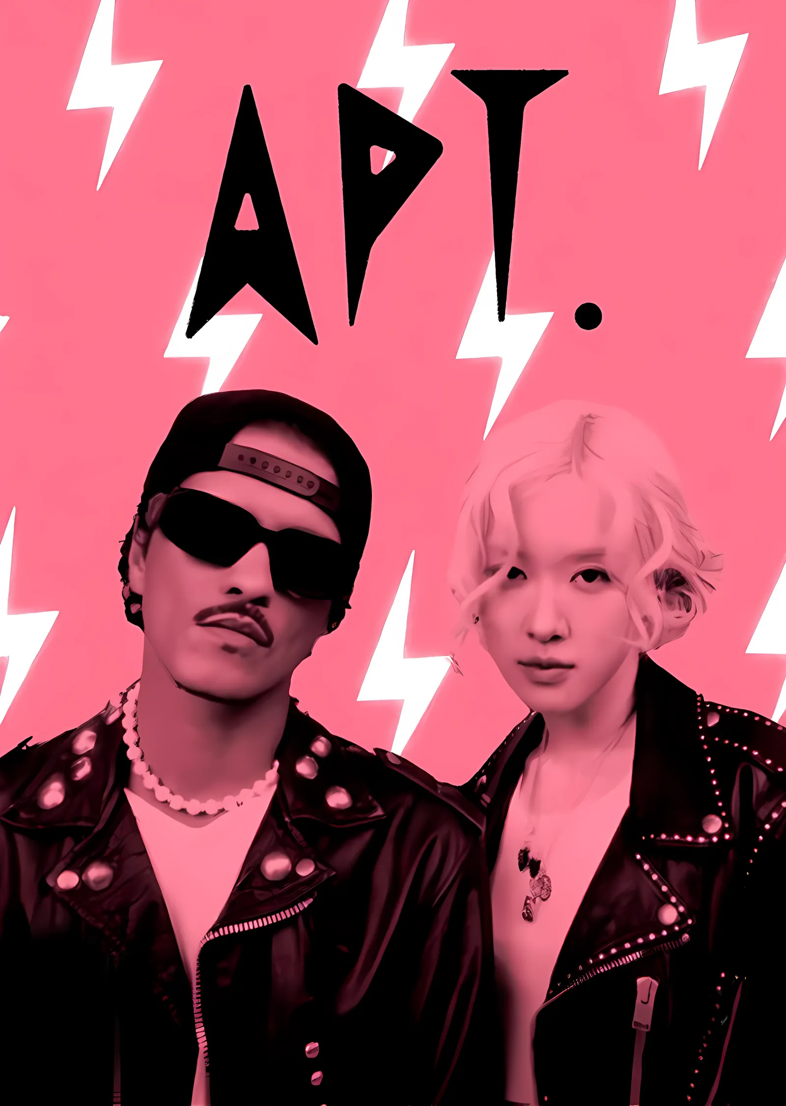 ROSÉ & Bruno Mars - APT. metal tablo