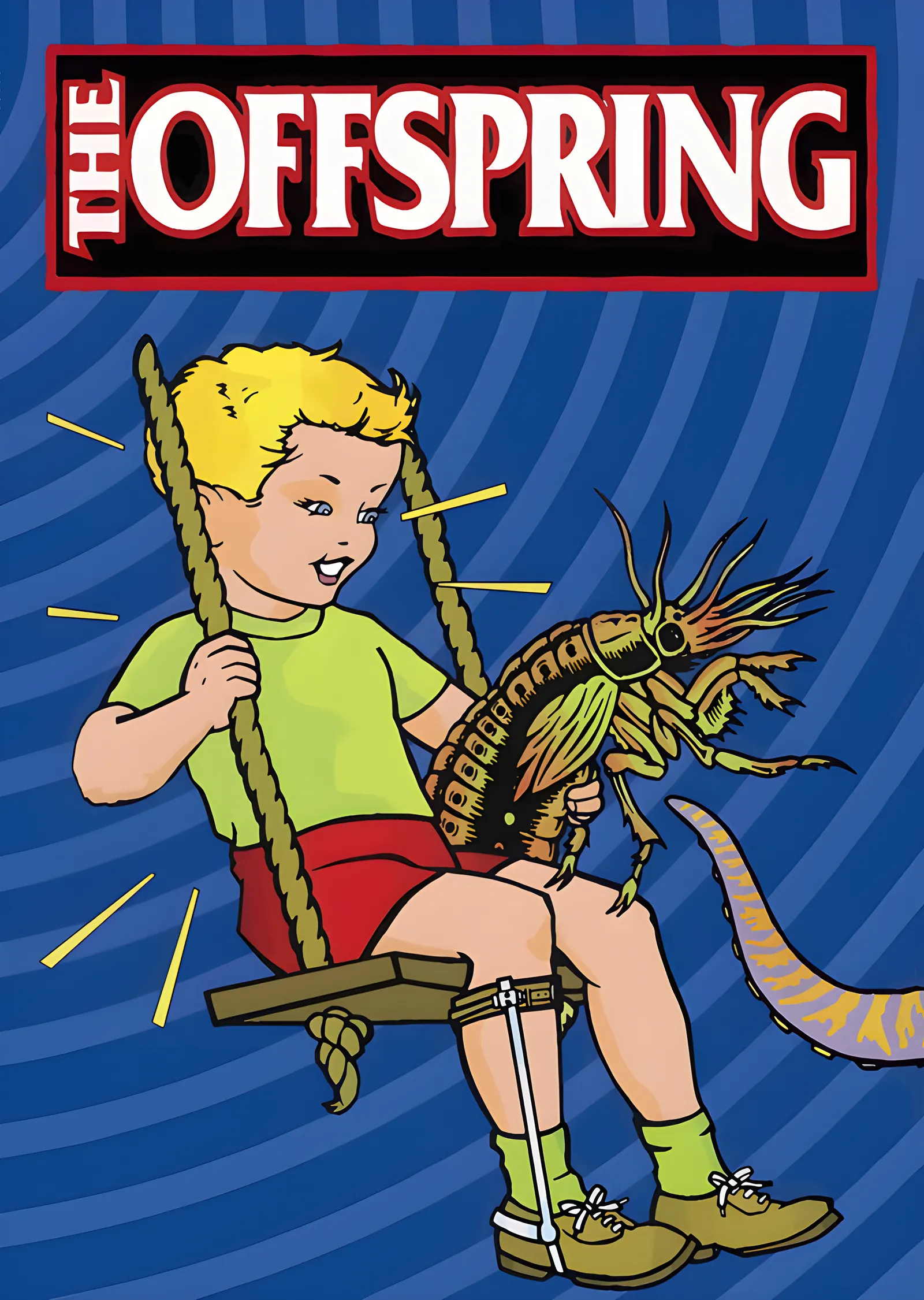 The Offspring - Americana Salıncak Çizimi metal tablo