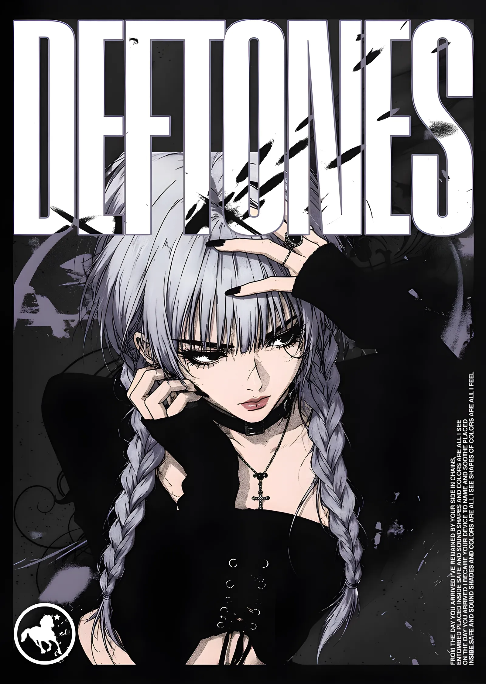 Deftones - Anime Kapak metal tablo