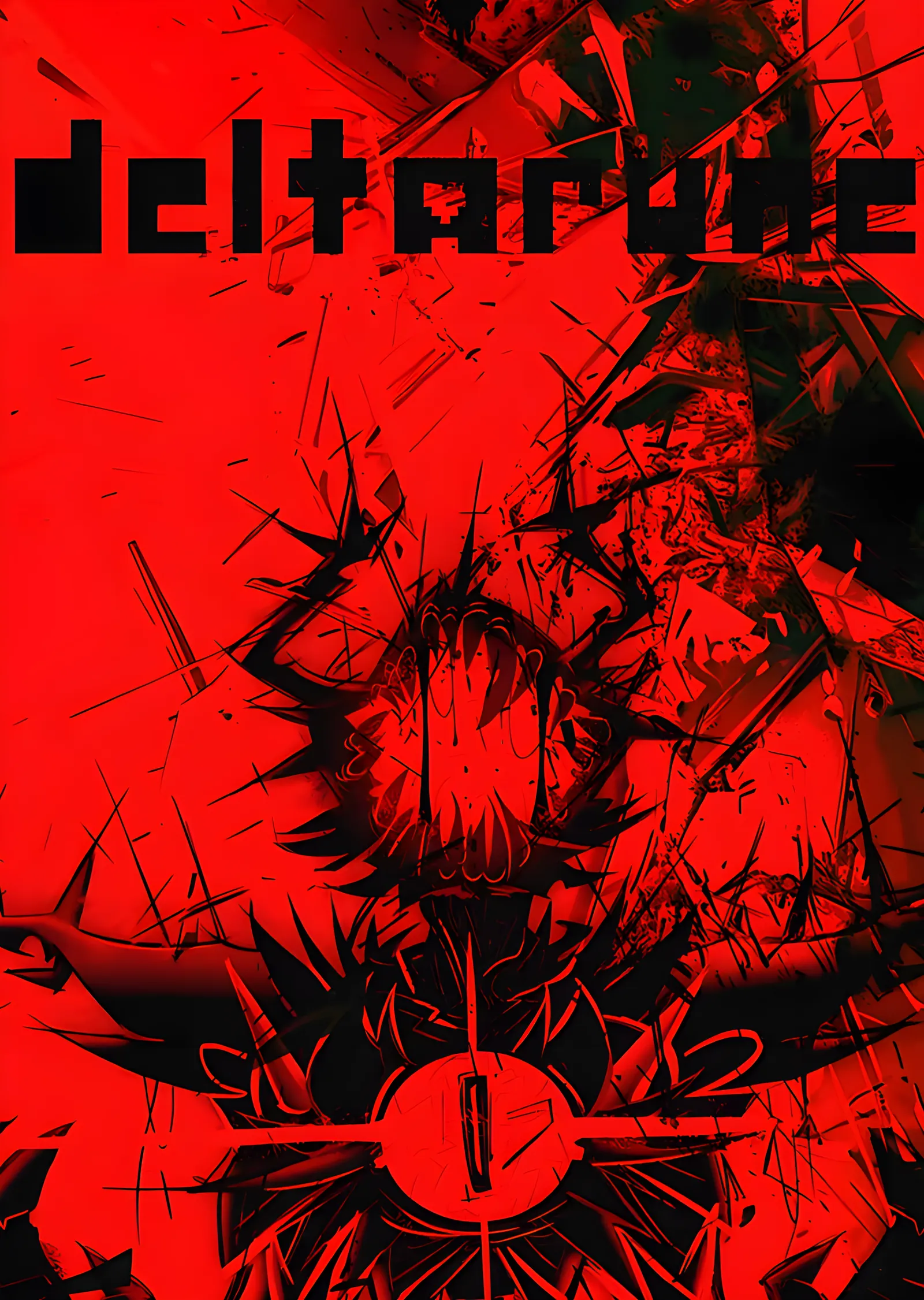 Deltarune metal tablo