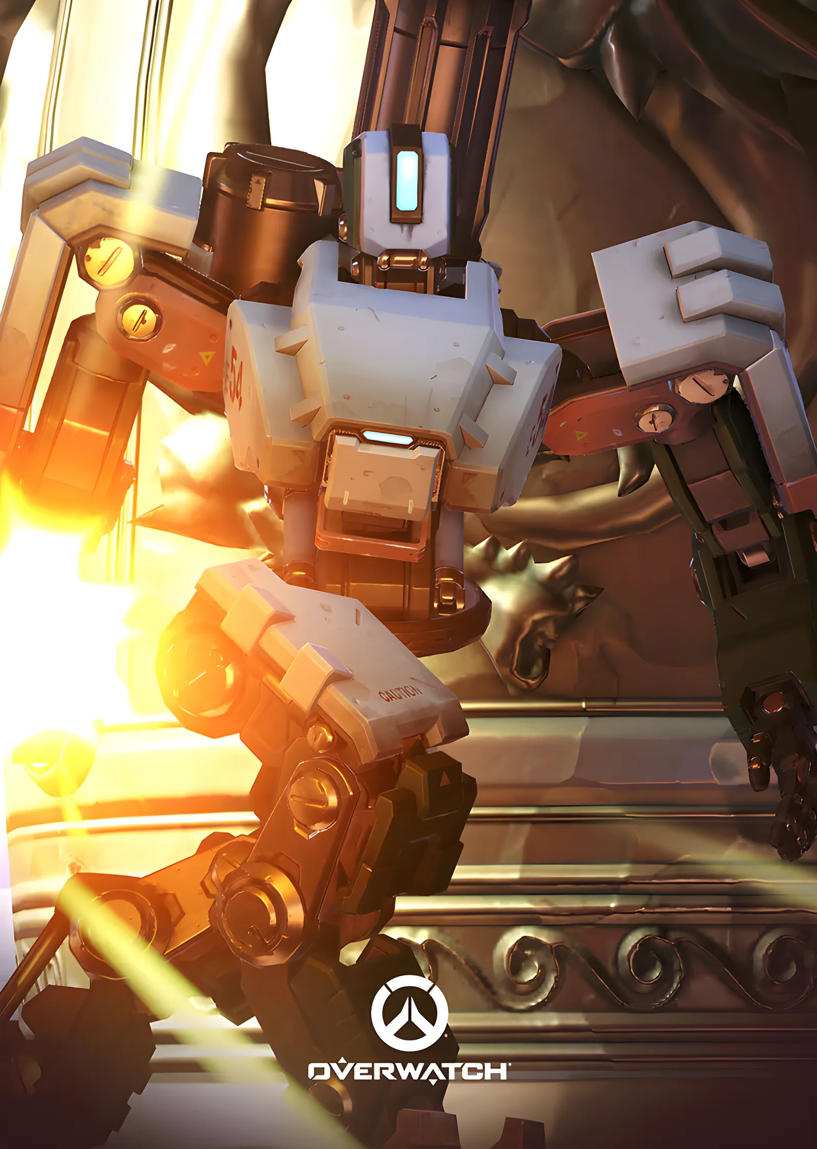 Bastion - Overwatch metal tablo
