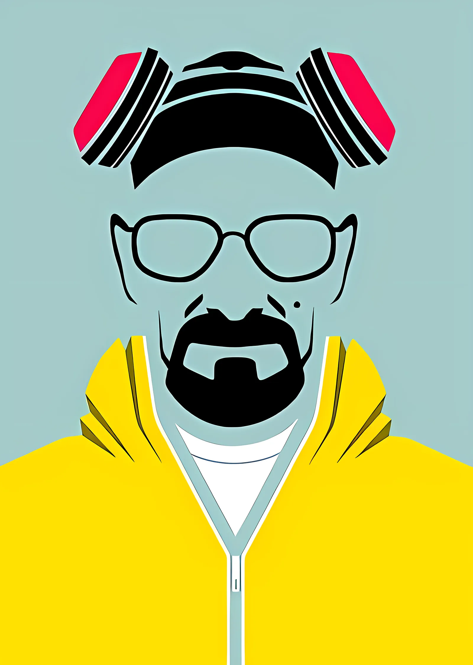 Breaking Bad: Walter White Minimal metal tablo