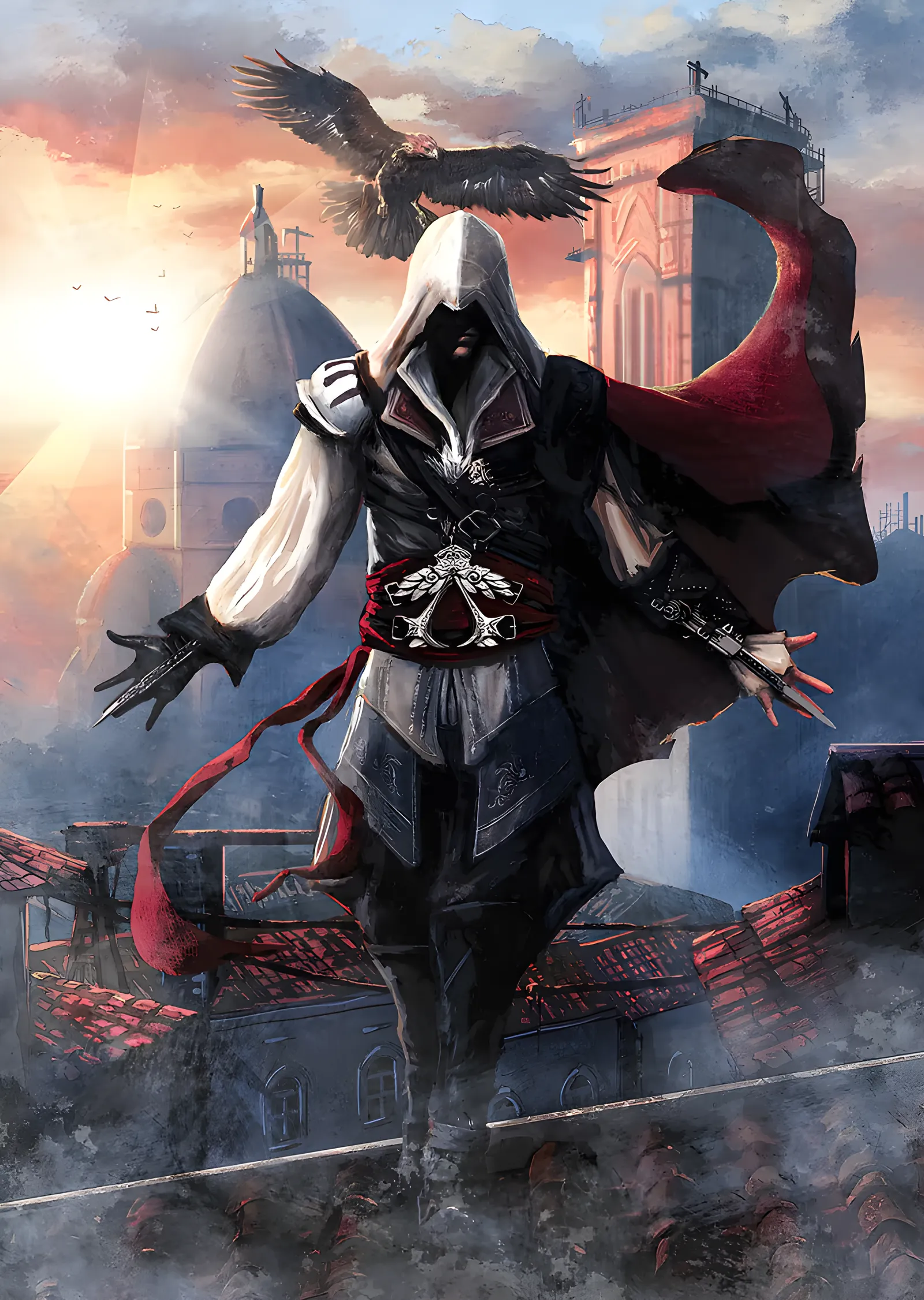 Assassin's Creed - Kartallı Suikastçı metal tablo