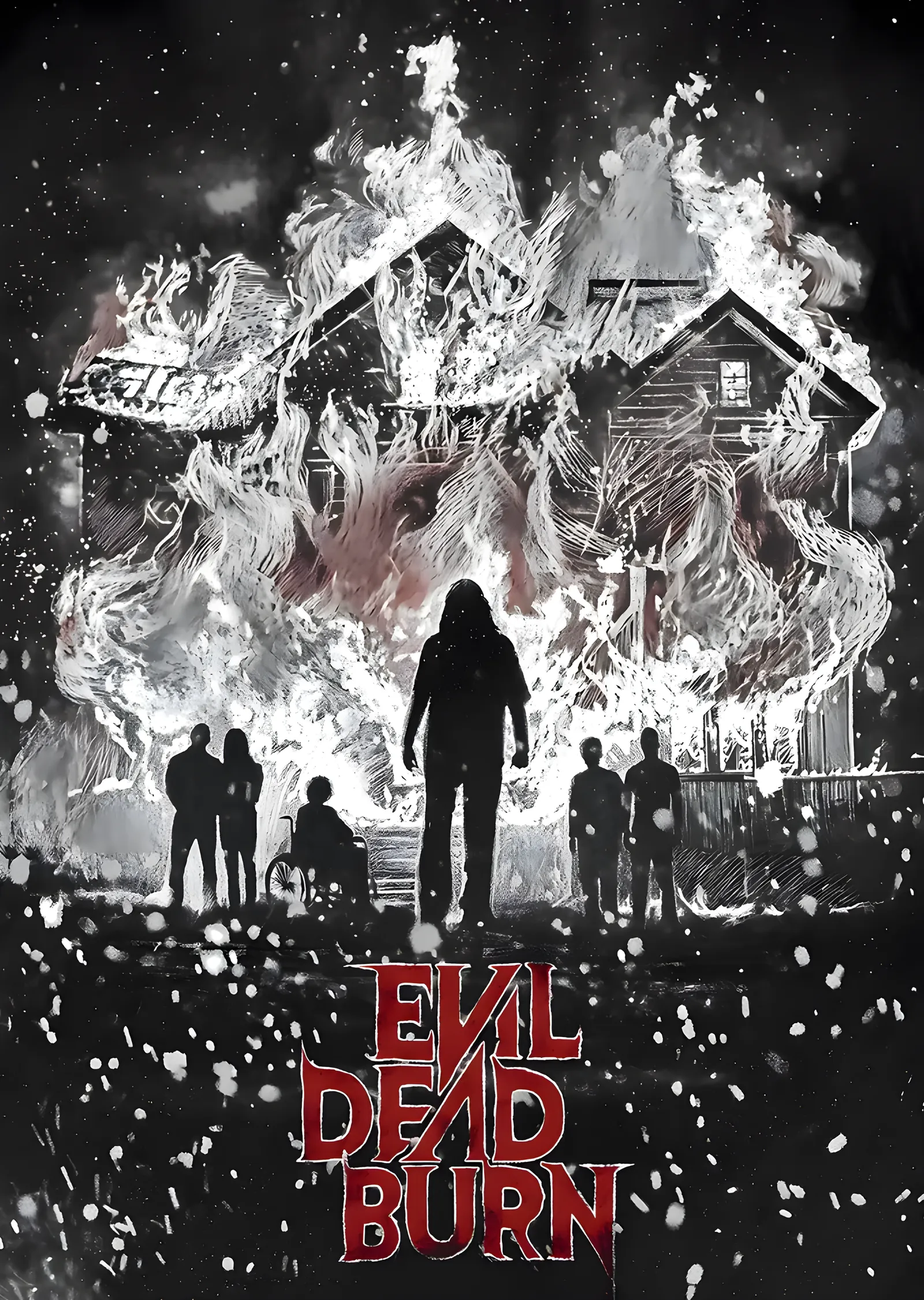 Evil Dead Burn - Patlayan Kulübe metal tablo