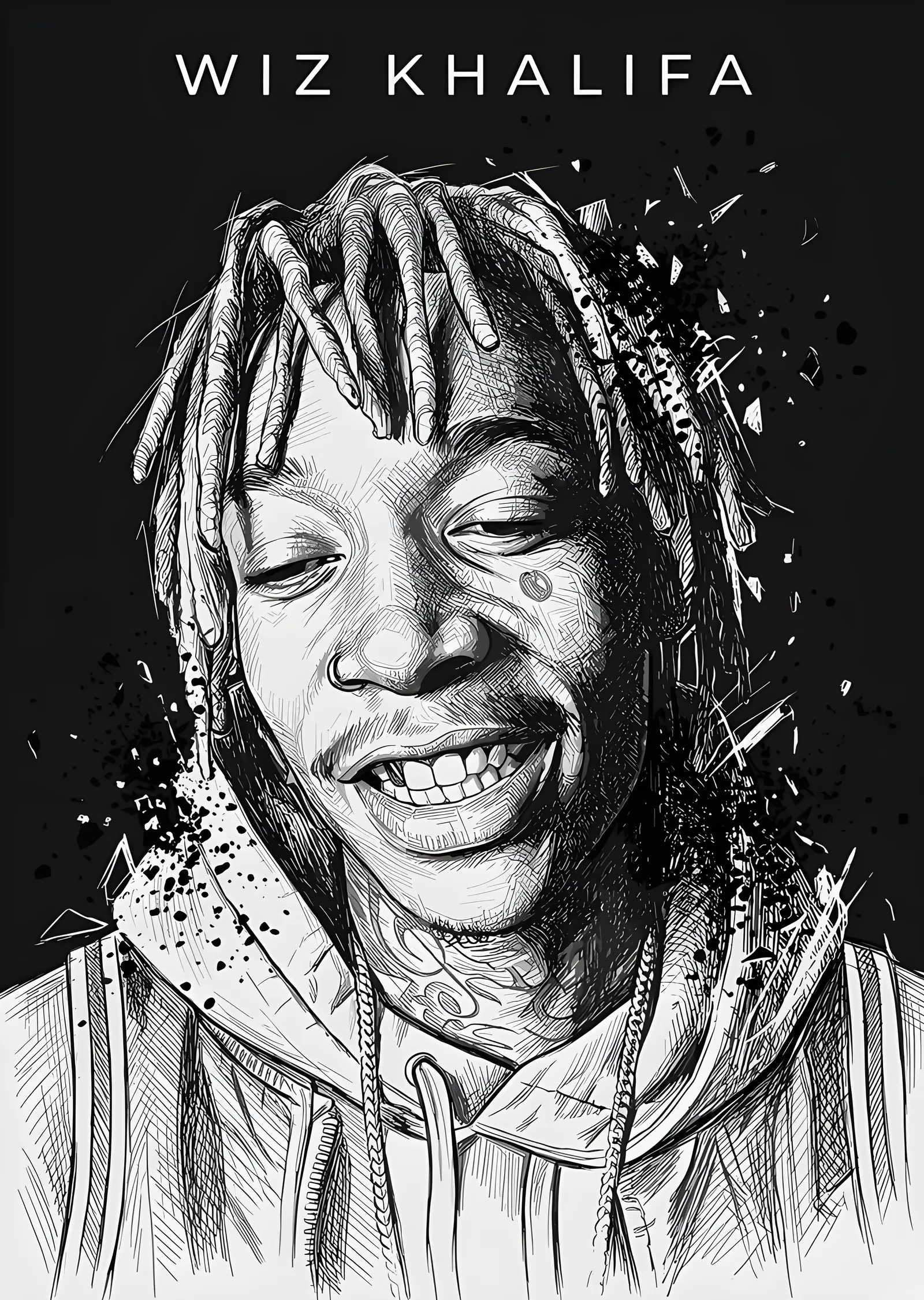 Wiz Khalifa metal tablo