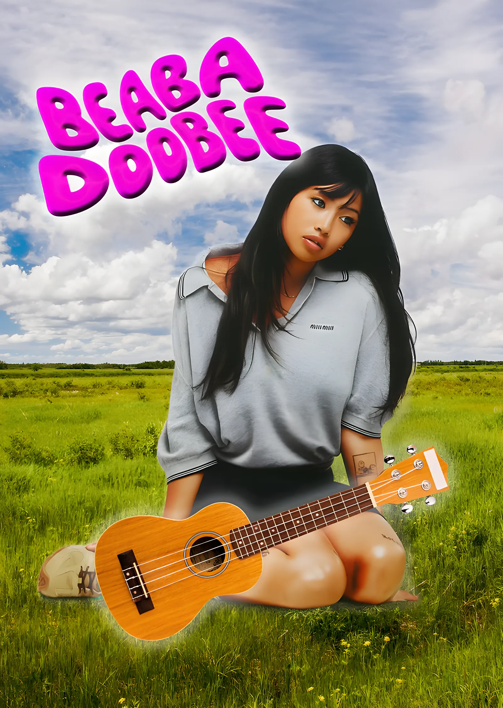 beabadoobee - Ukulele Çayır metal tablo