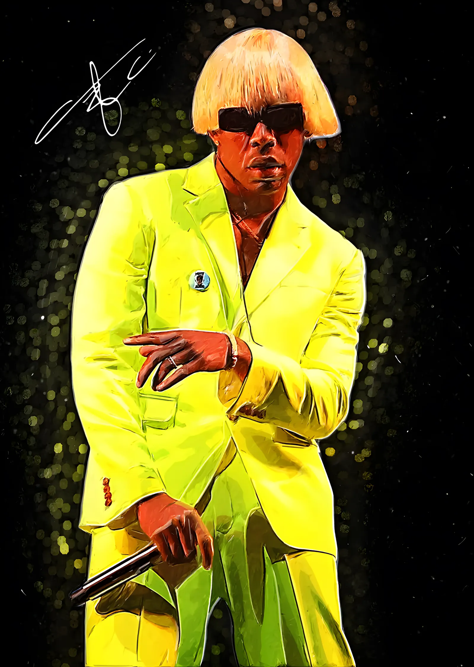 Tyler, the Creator: IGOR Sarı Takım metal tablo
