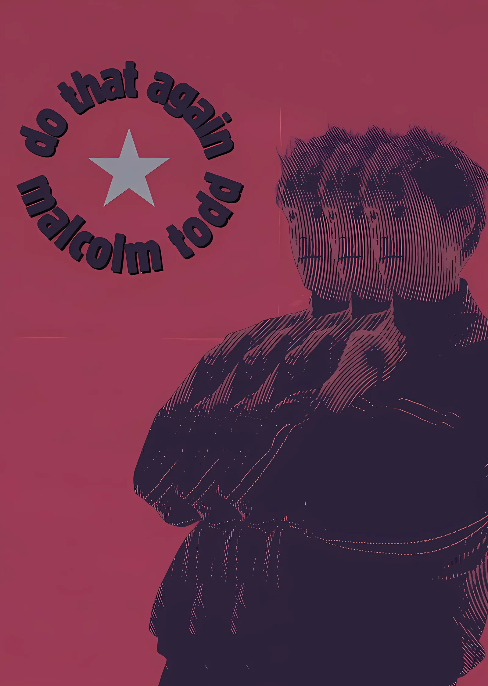 Malcolm Todd - Do That Again: Mor Zemin metal tablo