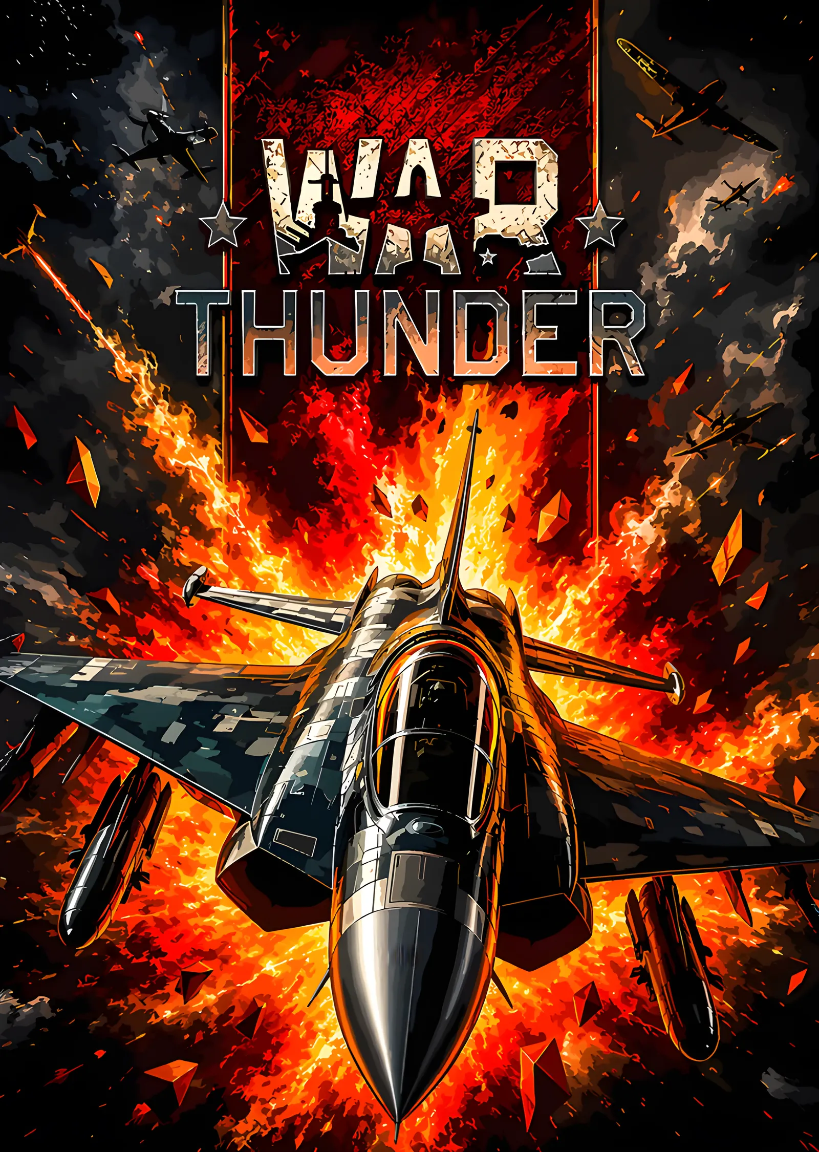 War Thunder metal tablo