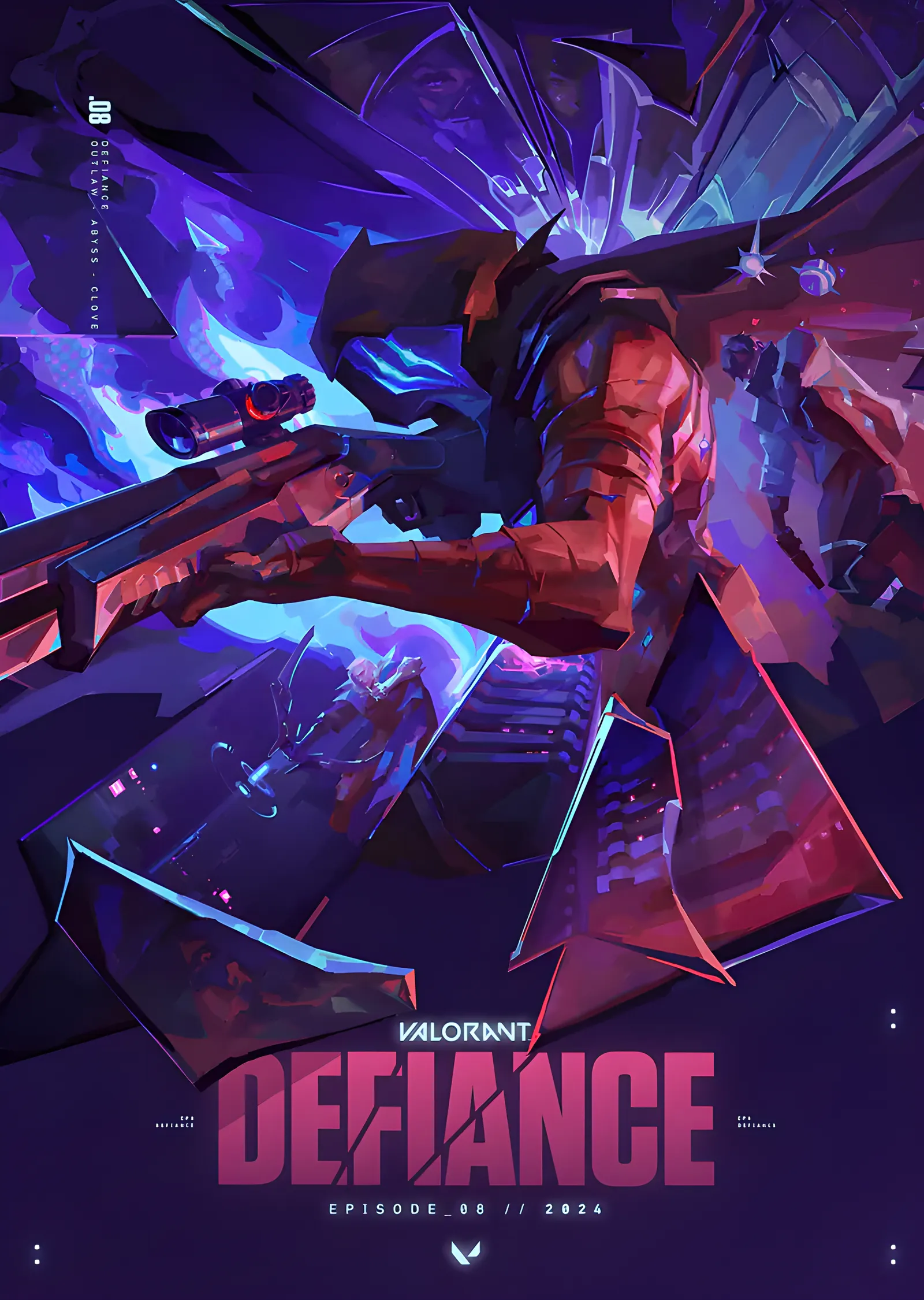 Valorant - Defiance Bölüm Afişi metal tablo