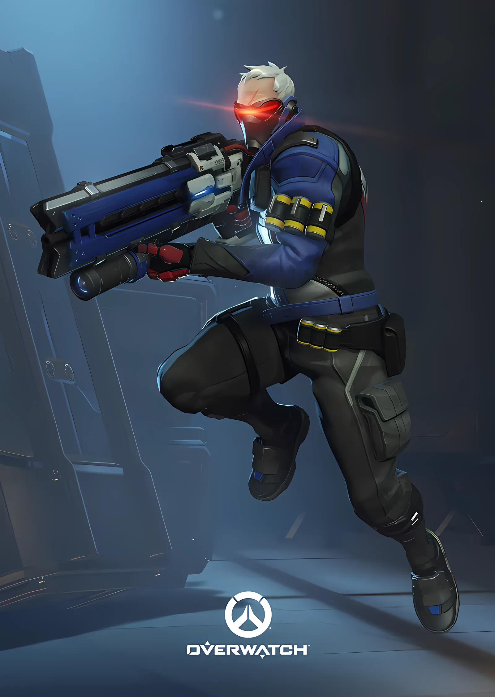 Soldier 76 - Overwatch metal tablo