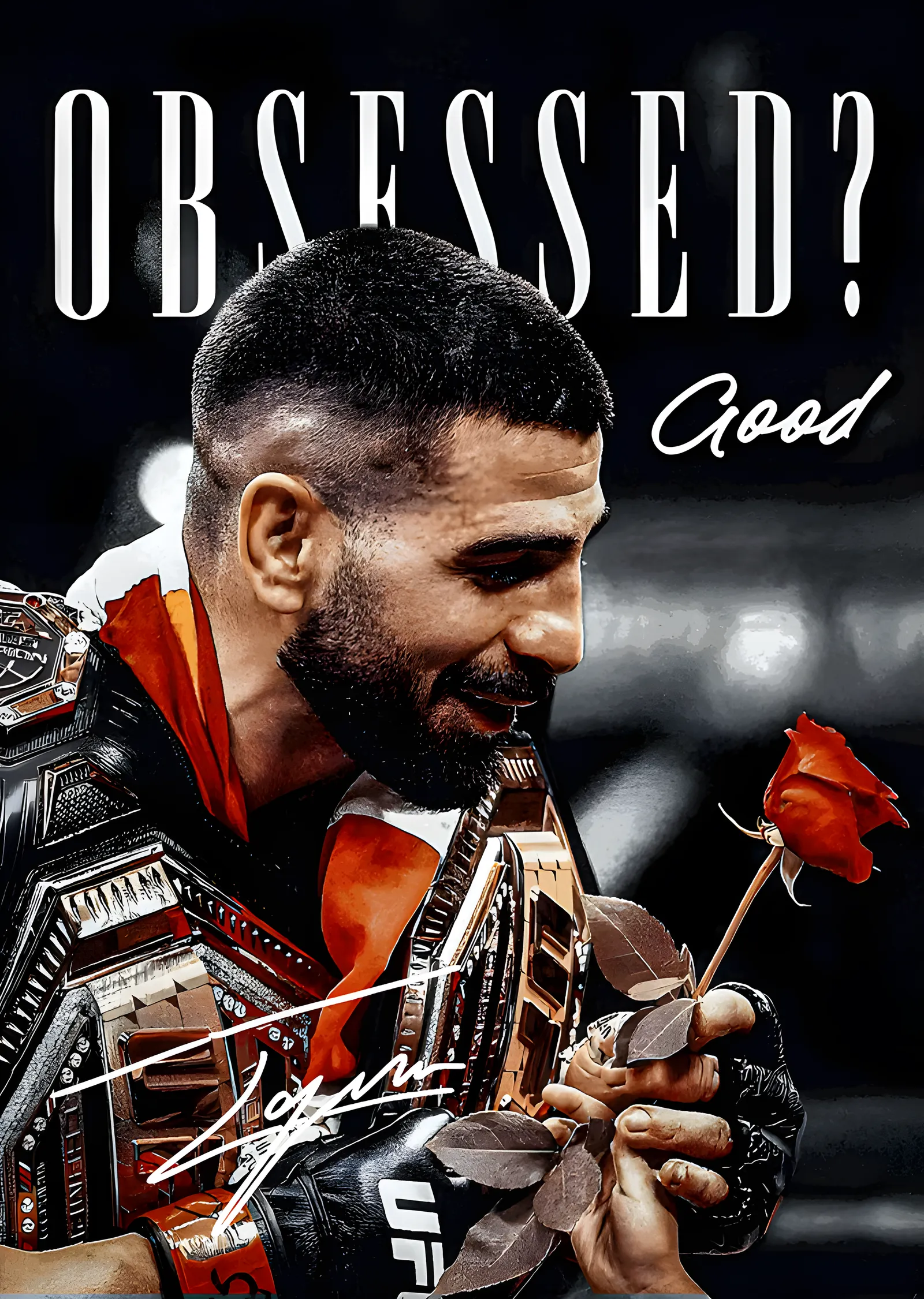 Ilia Topuria - Obsessed? metal tablo