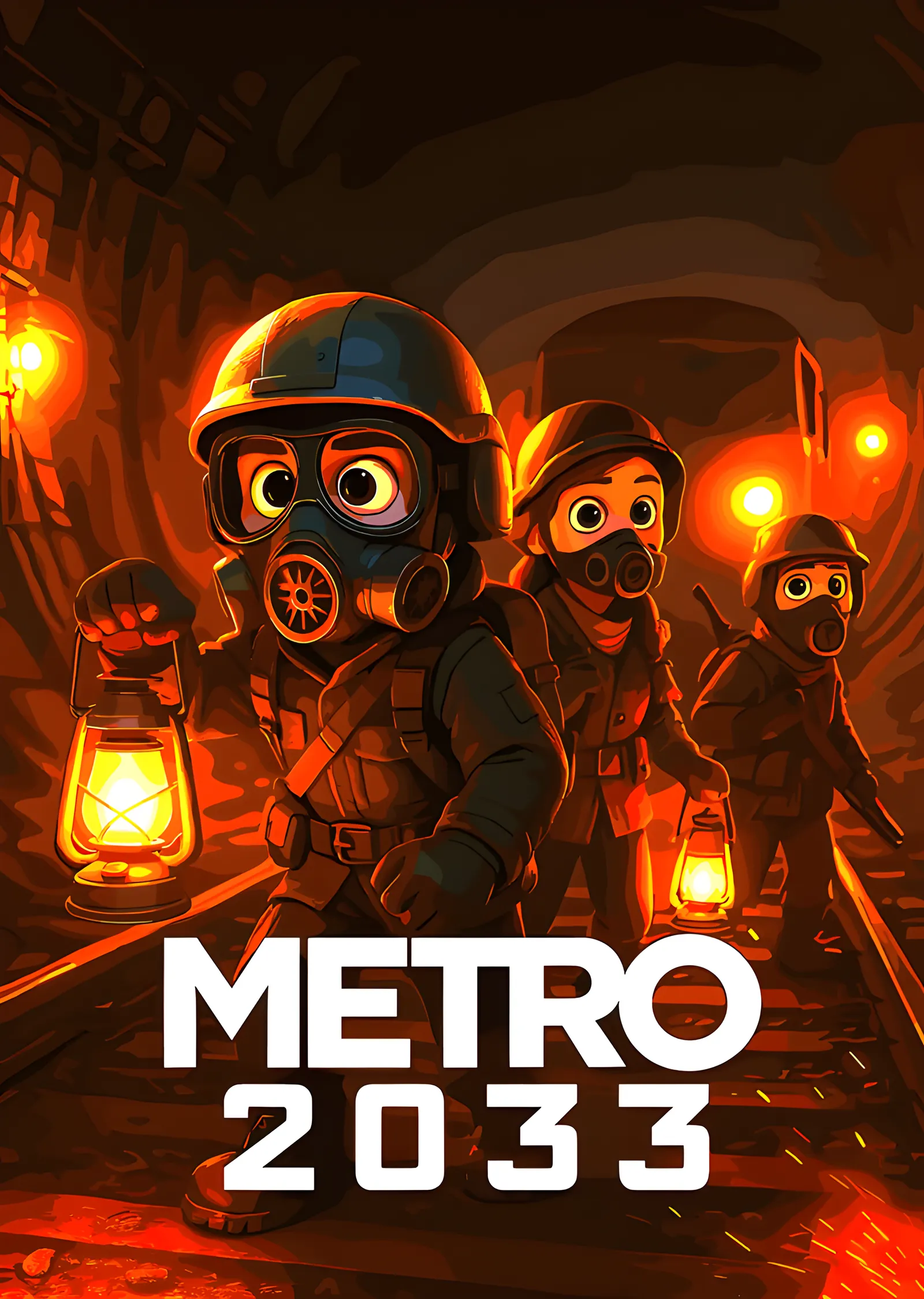 Metro 2033 - Fenerli Ekip metal tablo