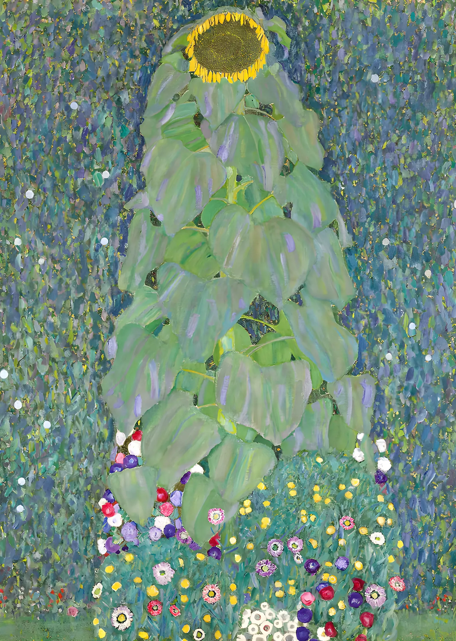 Gustav Klimt - Ayçiçeği Tablosu