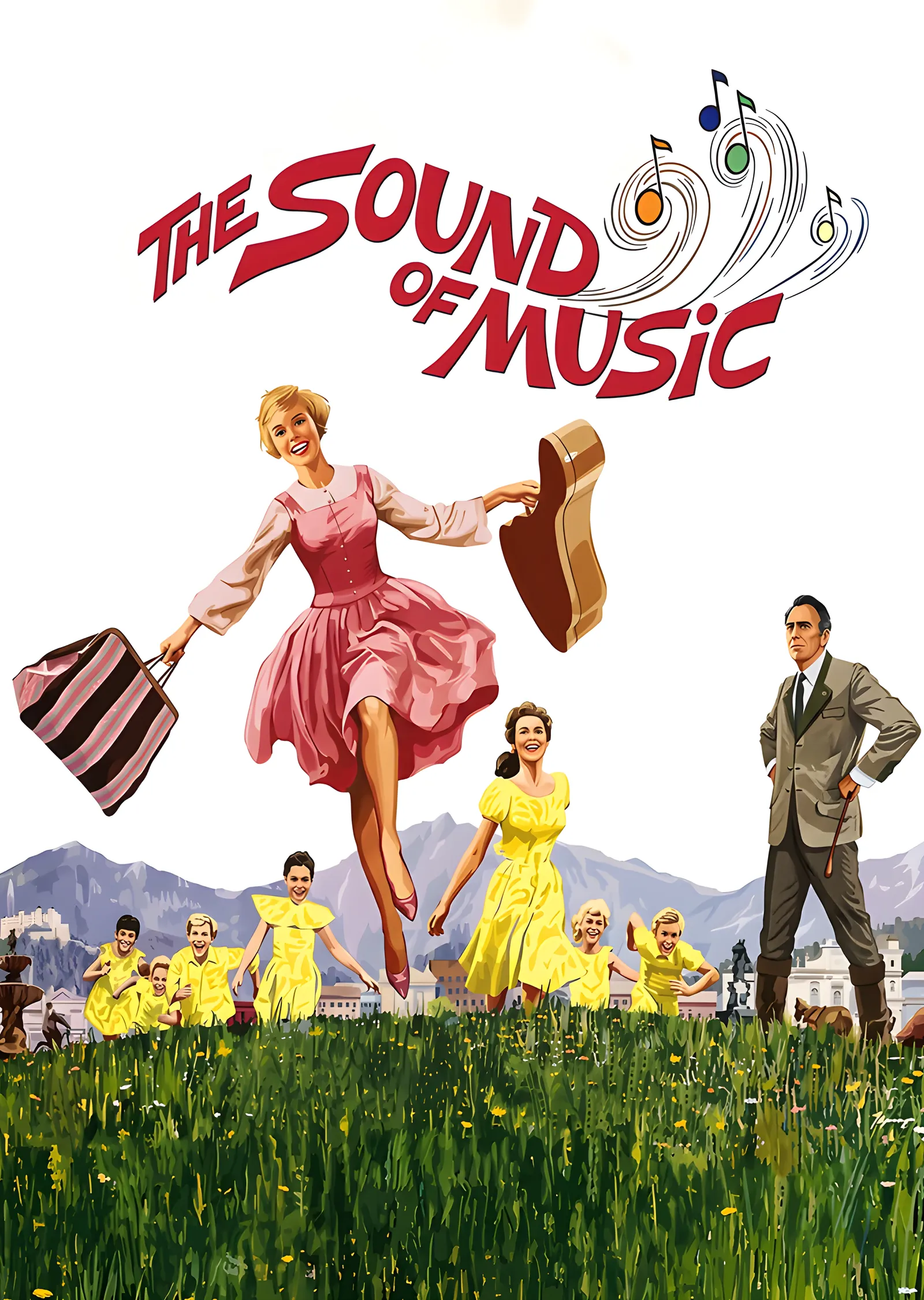 The Sound of Music - Klasik Afiş metal tablo