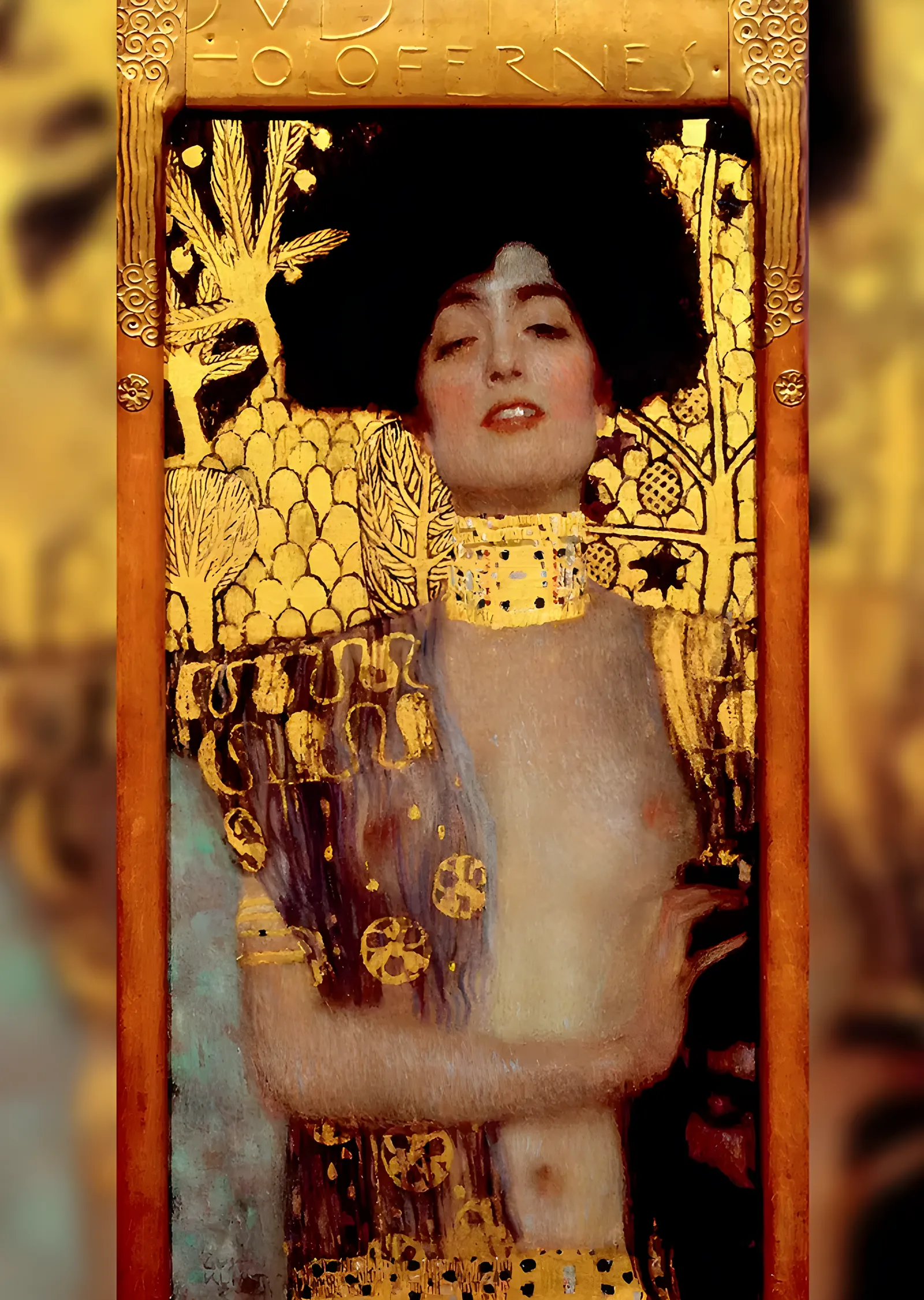 Gustav Klimt - Judith metal tablo