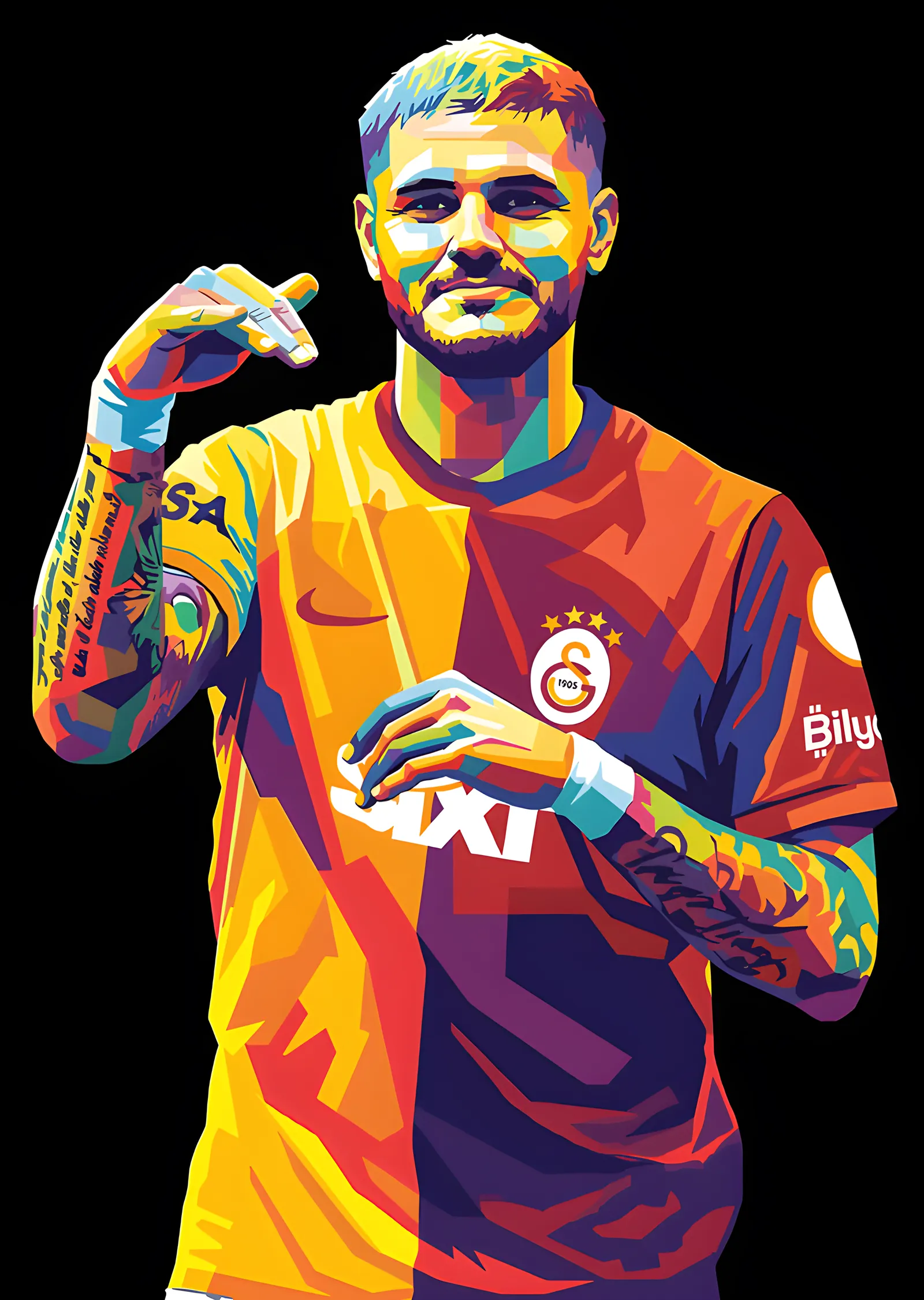 Mauro Icardi - Pop Art metal tablo
