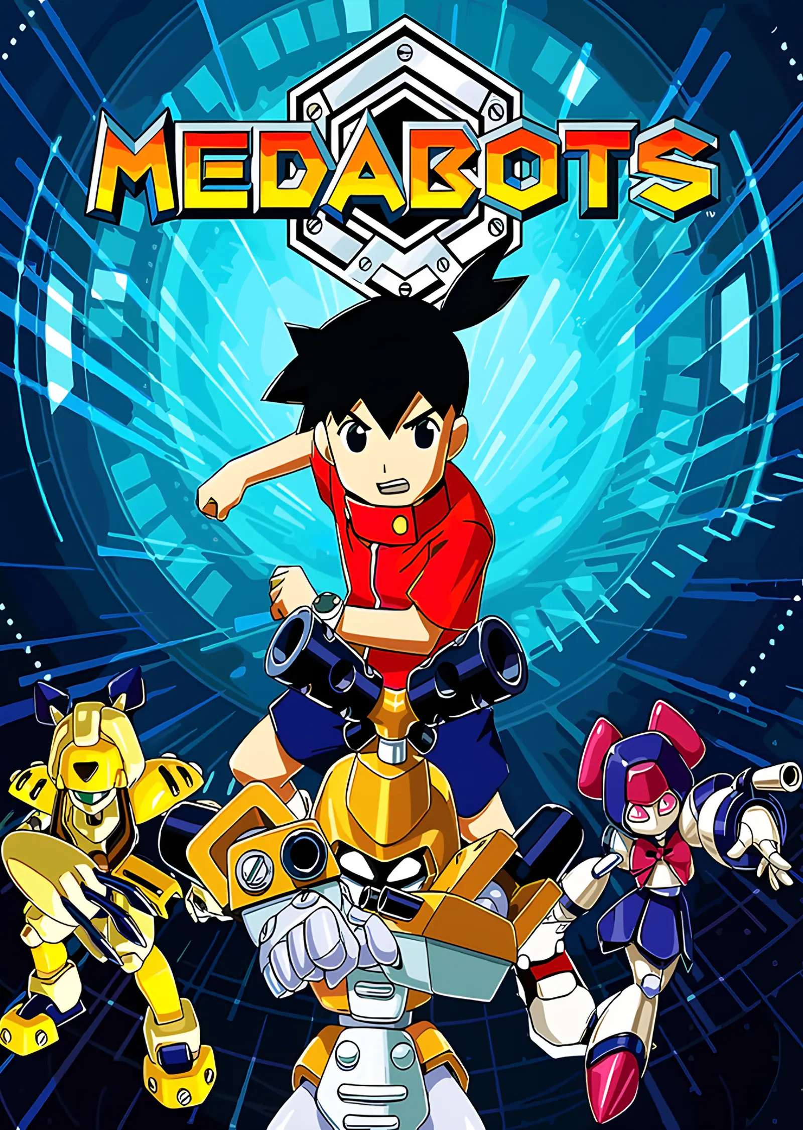 Medabots: Mavi Tünelde Robot Ekibi metal tablo