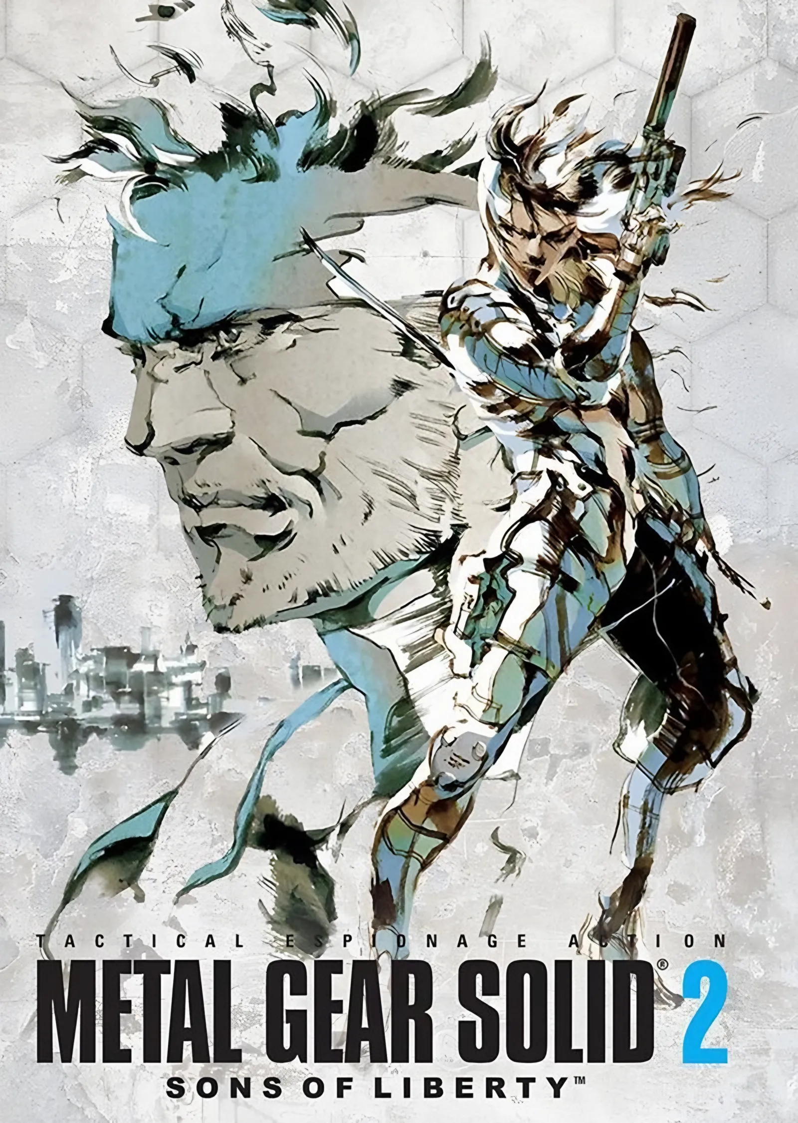 Metal Gear Solid 2: Sons of Liberty metal tablo