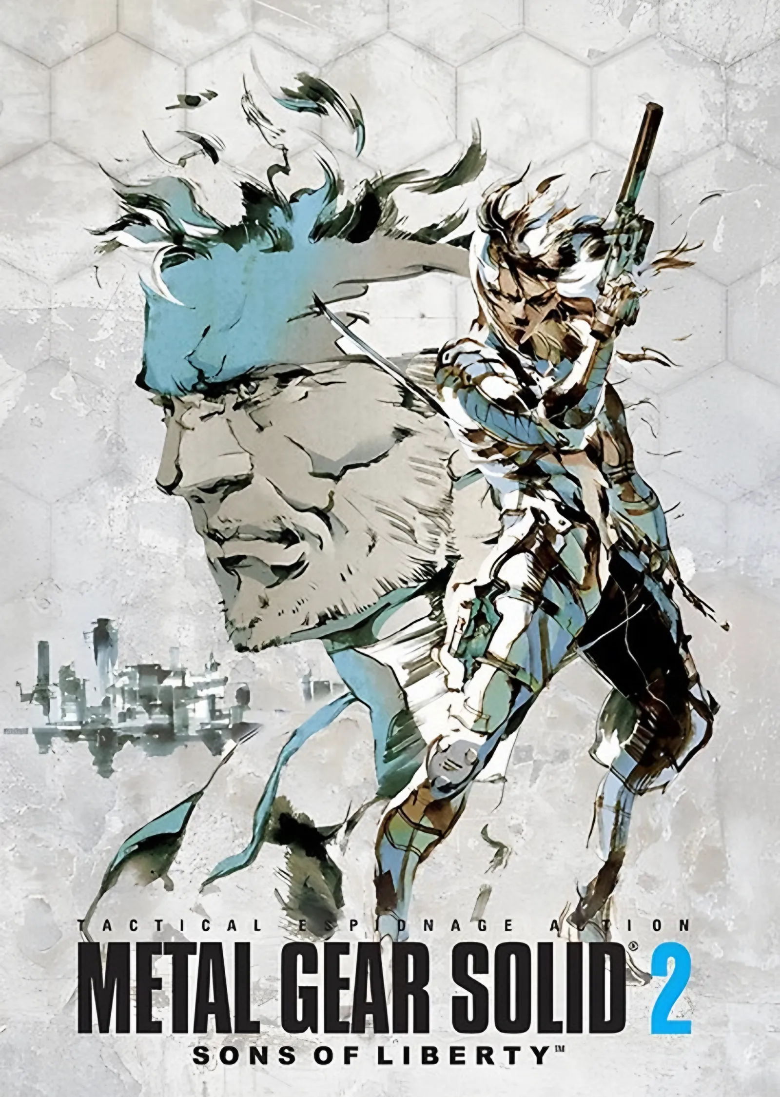 Metal Gear Solid 2 - Suluboya Figür metal tablo