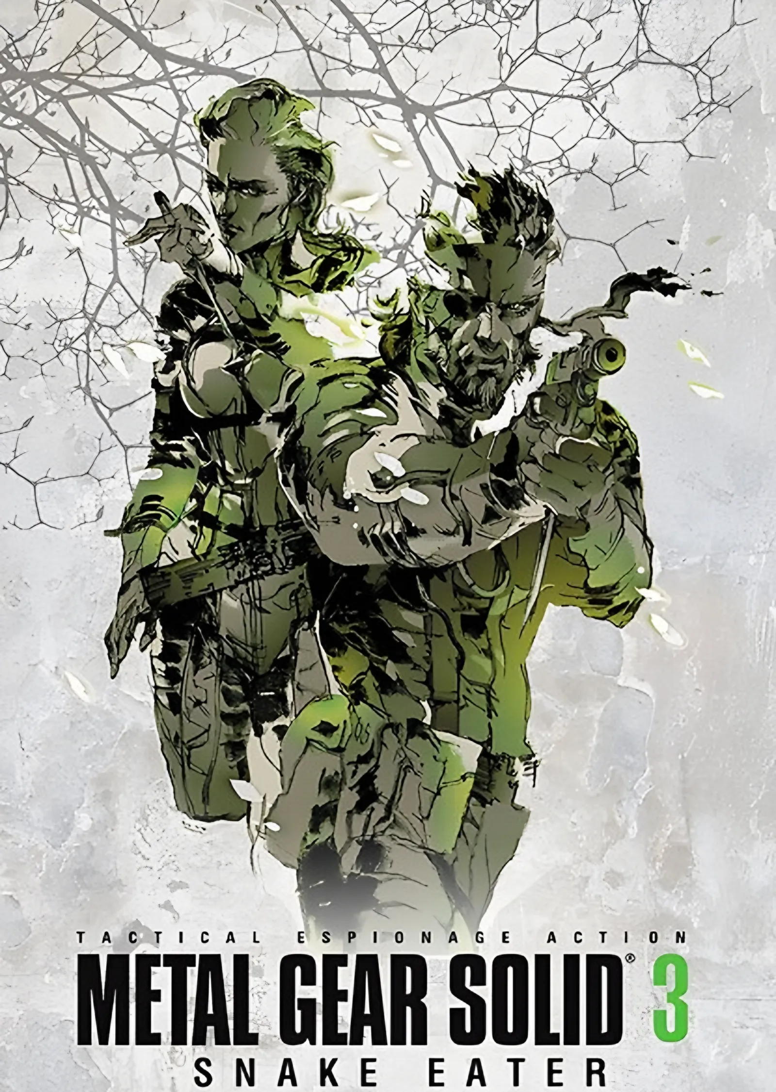 Metal Gear Solid 3 - Kamuflaj İllüstrasyon metal tablo