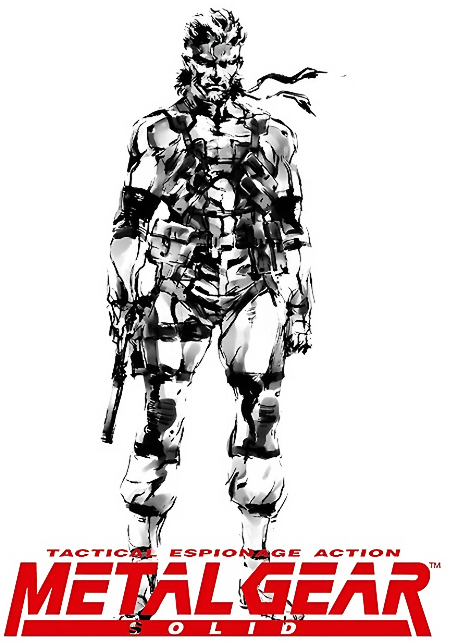 Metal Gear Solid - Mürekkep Figür metal tablo