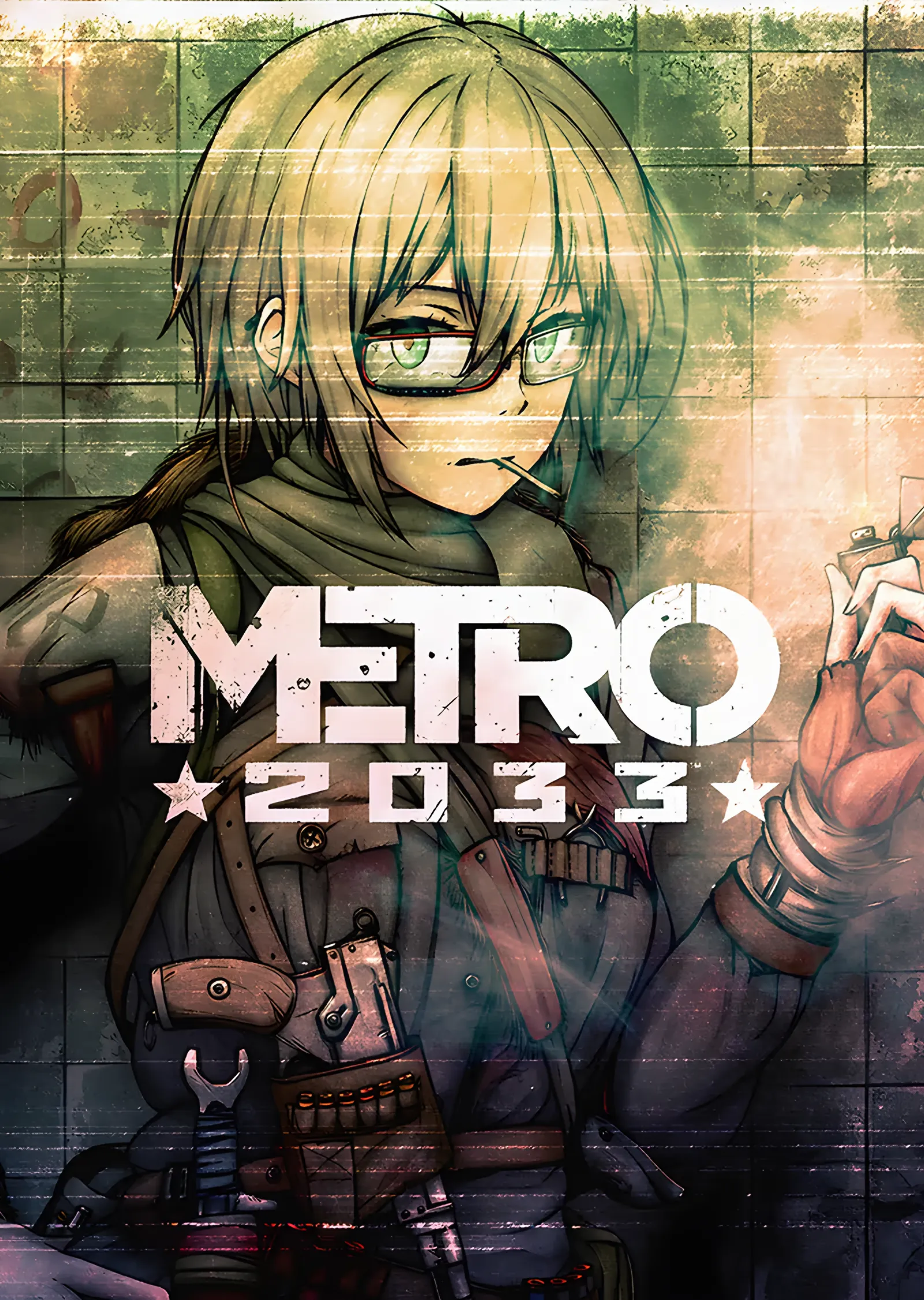 Metro 2033: Gaz Maskeli Genç Avcı metal tablo