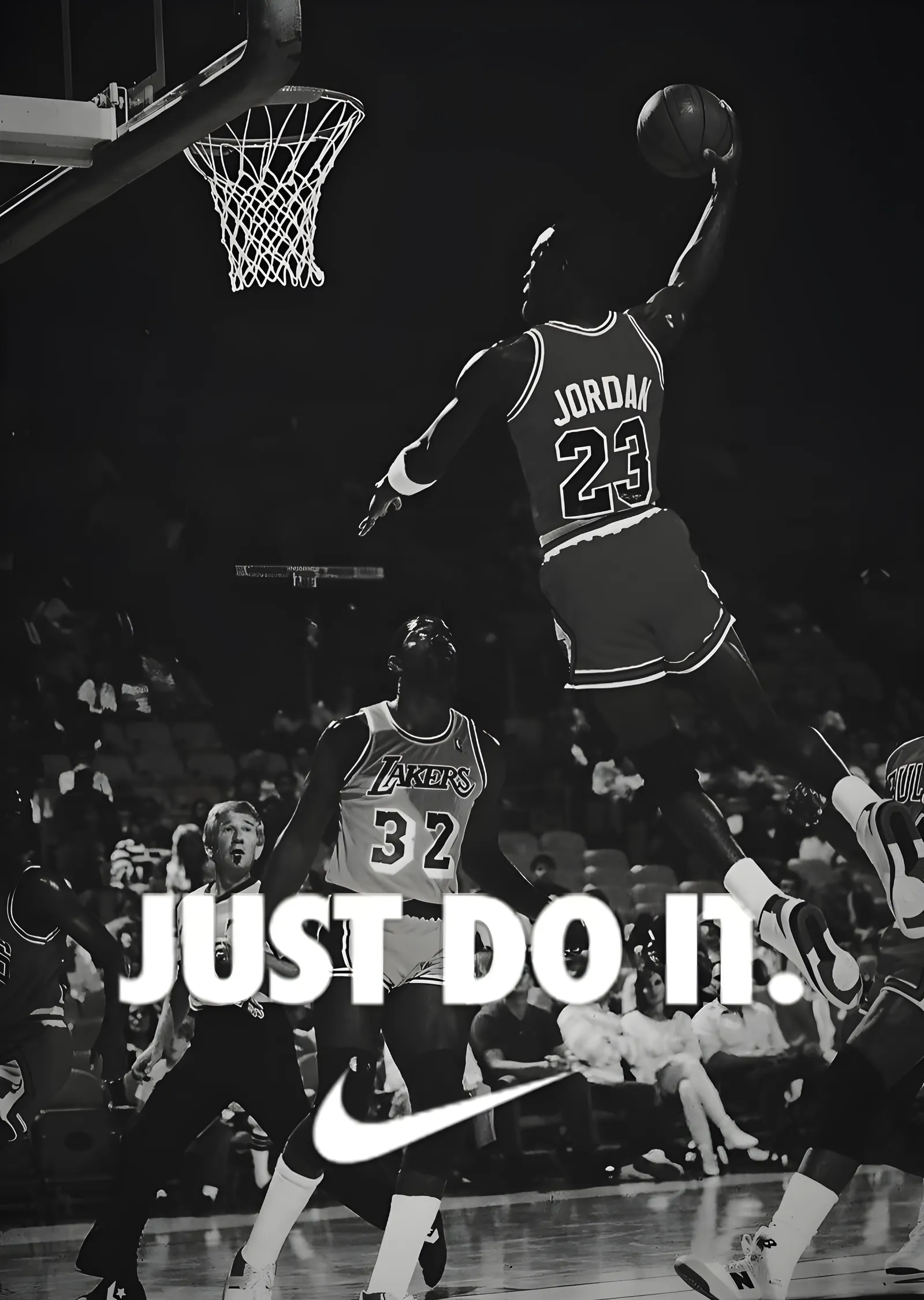 Michael Jordan - Just Do It metal tablo