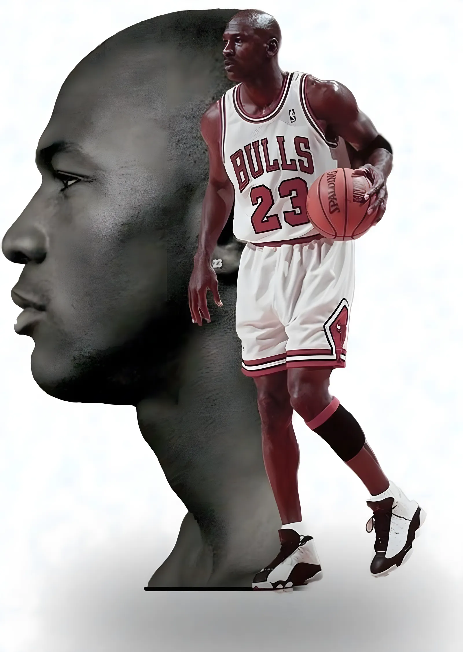Michael Jordan - Profil ve Duruş metal tablo