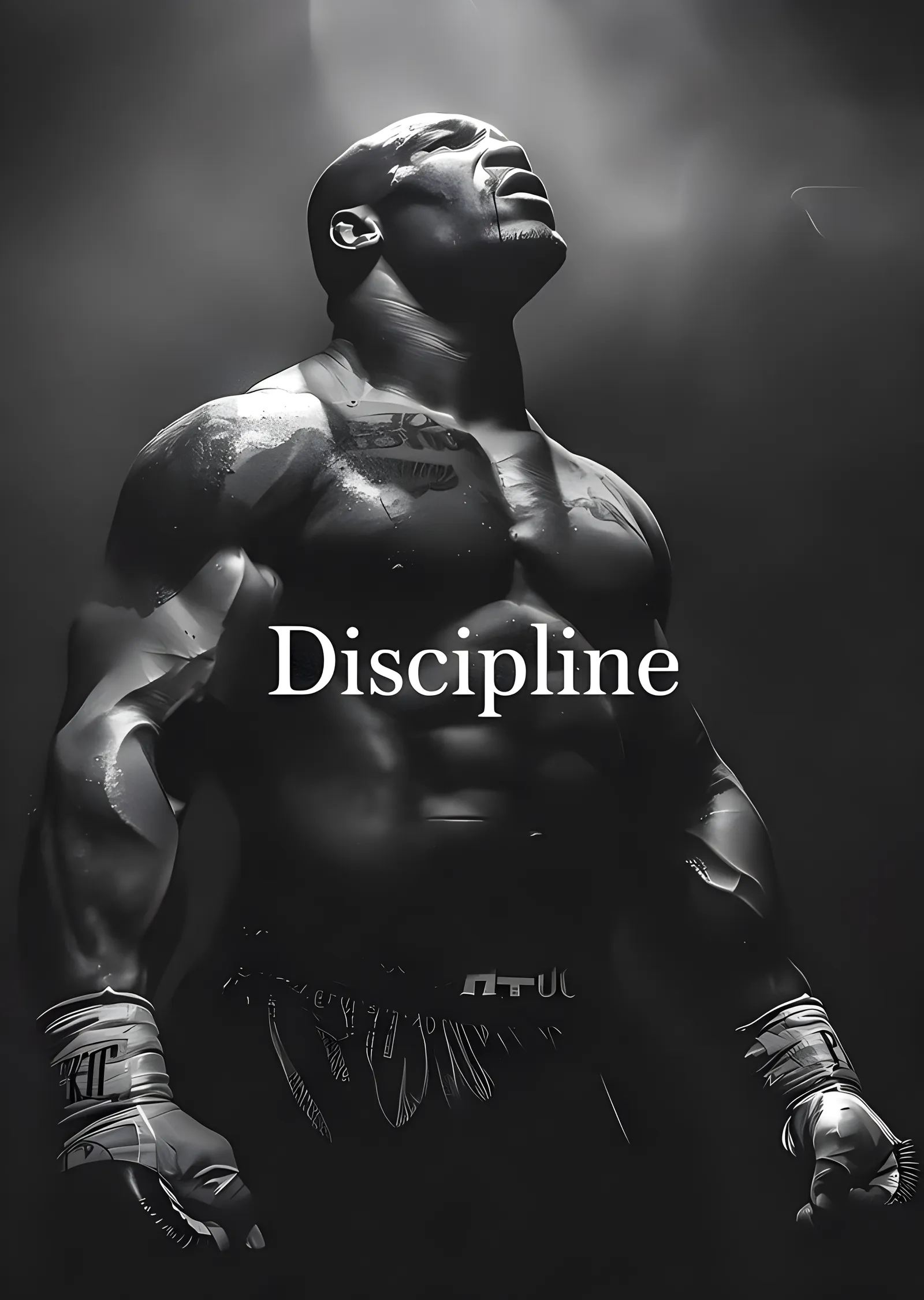 Mike Tyson - Discipline Silüeti metal tablo