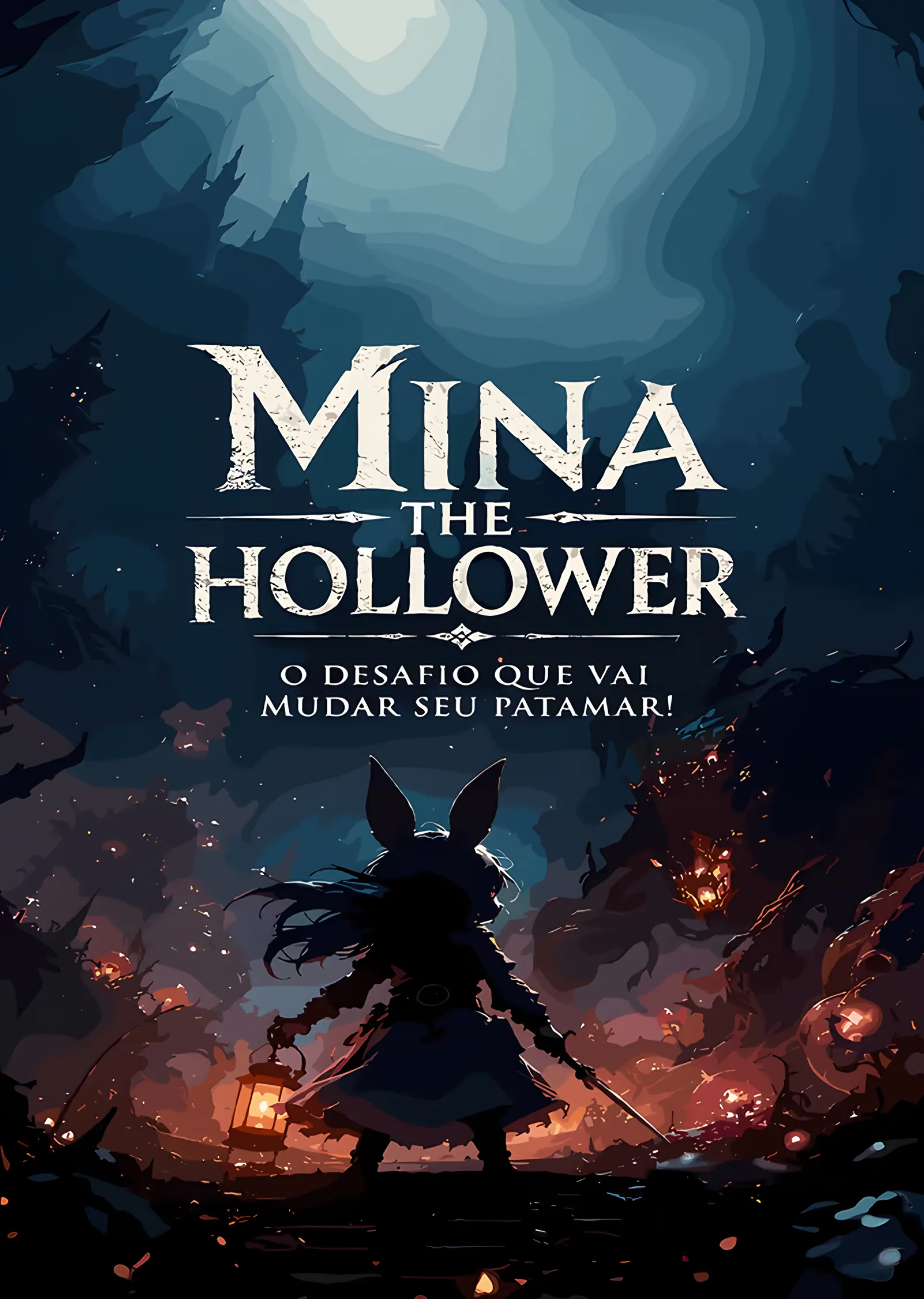 Mina the Hollower: Fenerli Fare ve Karanlık Bataklık metal tablo