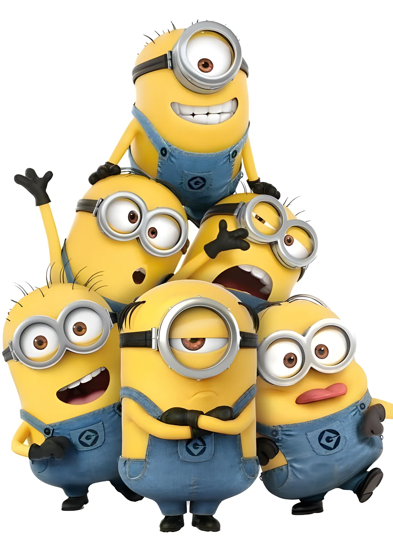 Minions - Sarı Kalabalık metal tablo