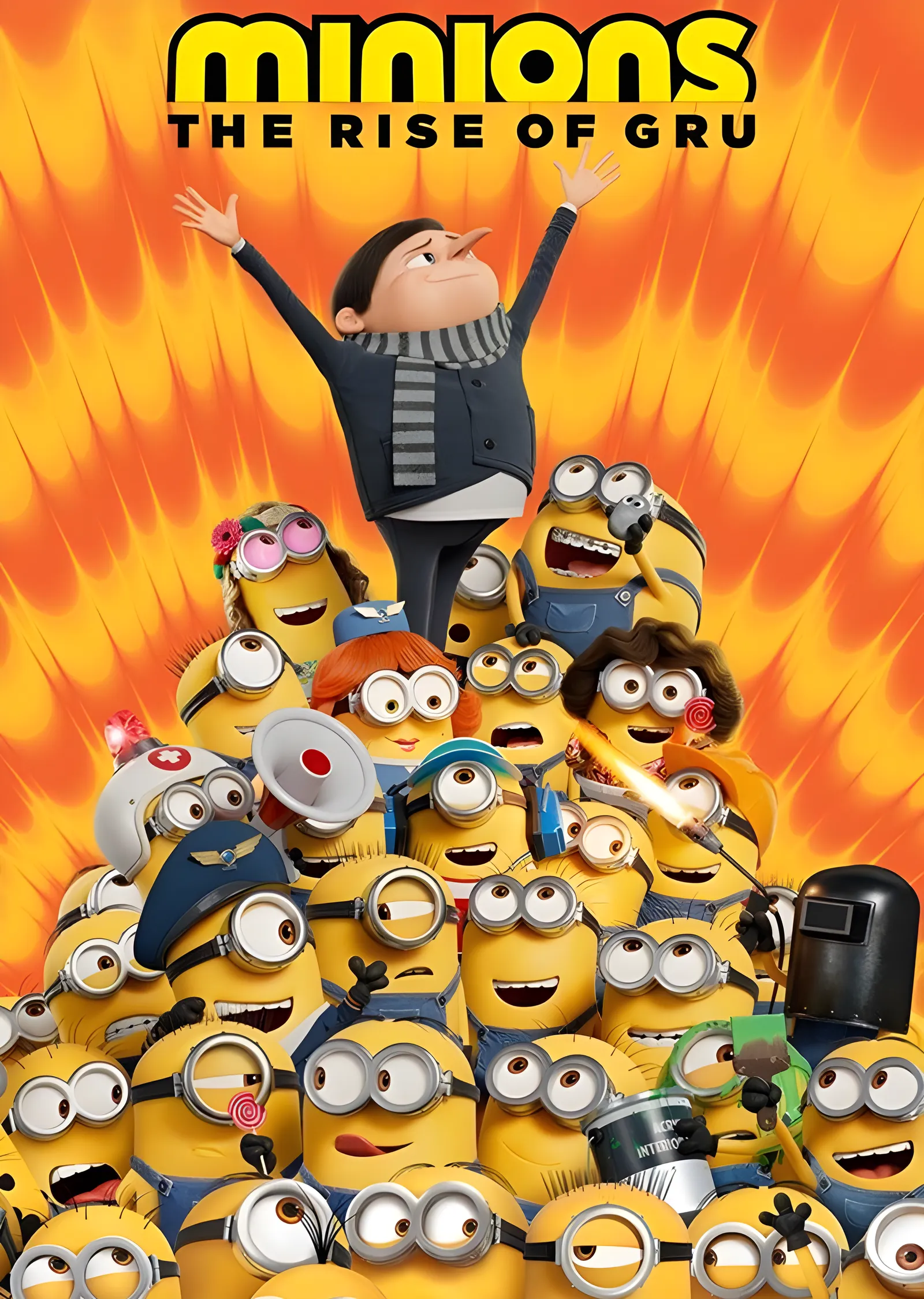 Minions - The Rise of Gru metal tablo