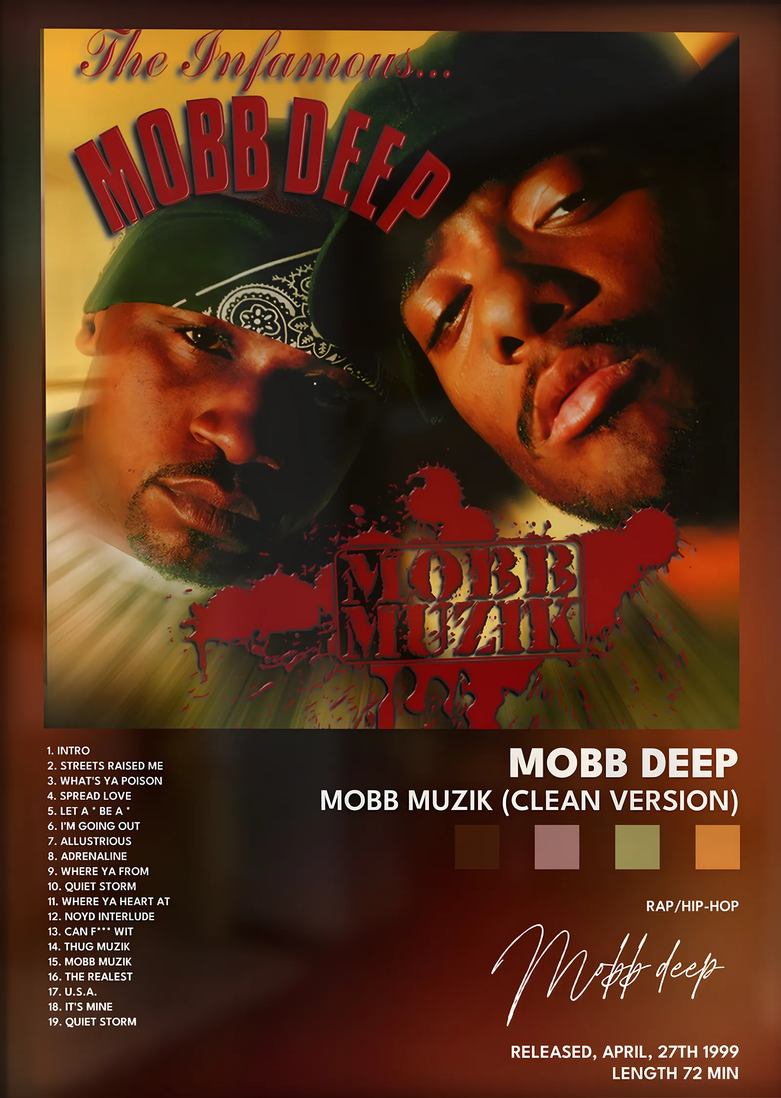 Mobb Deep: Mobb Muzik metal tablo
