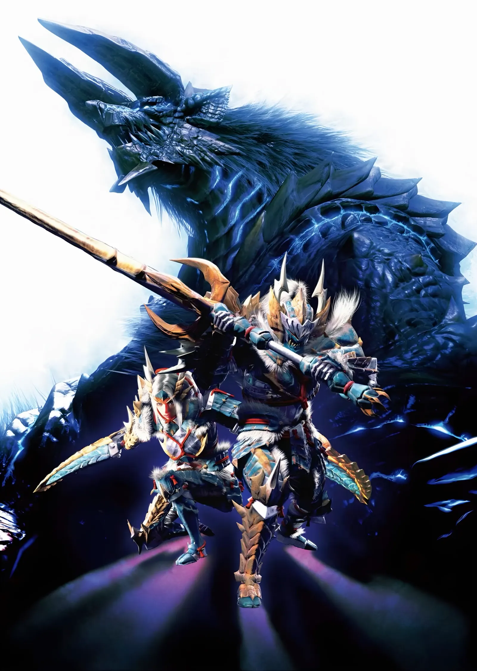 Monster Hunter Portable 3rd: Mızraklı Avcı metal tablo