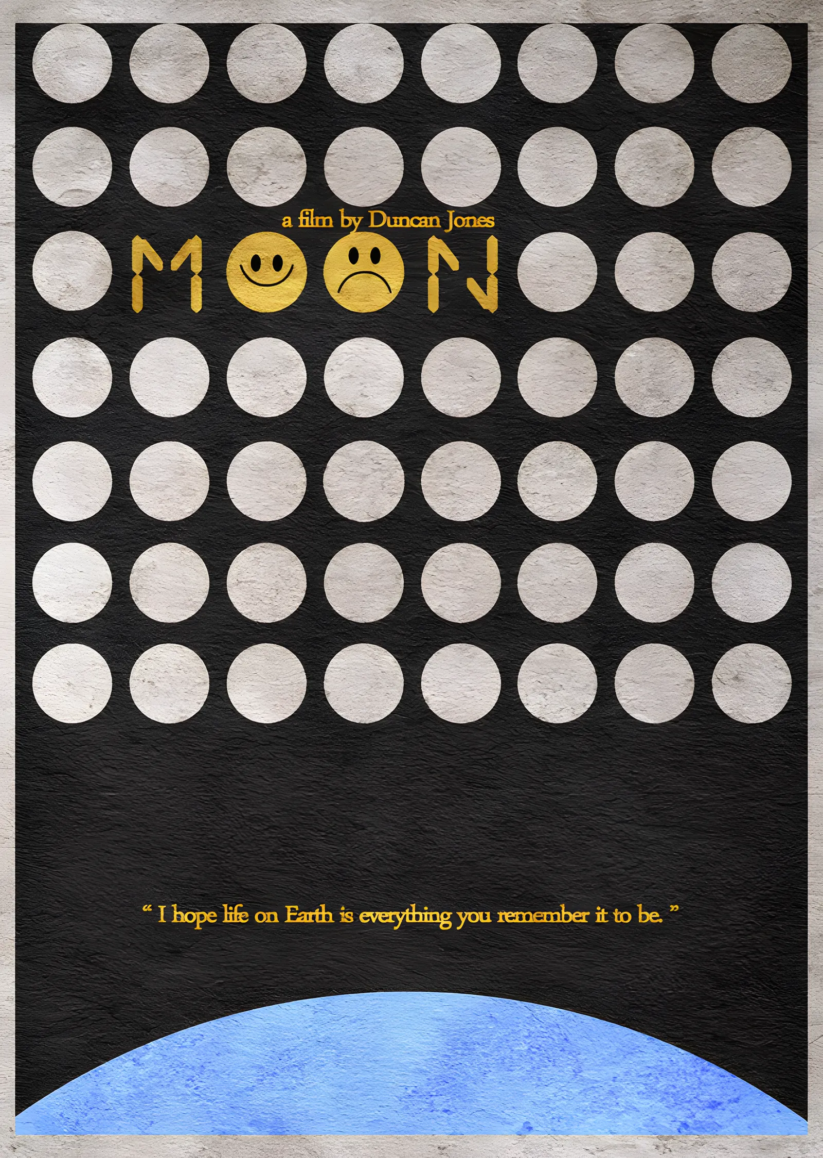Moon metal tablo