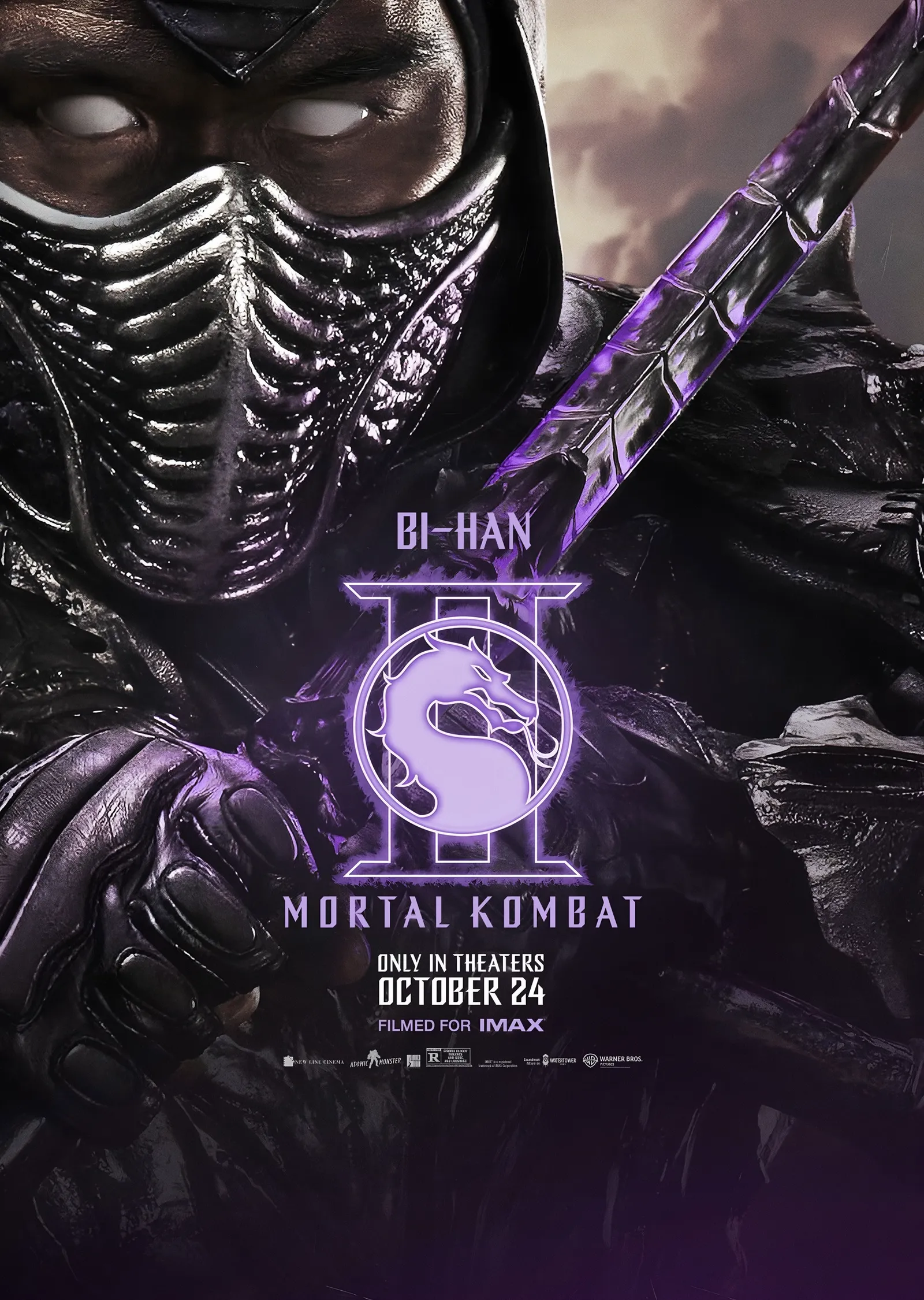 Mortal Kombat II Bi-Han metal tablo