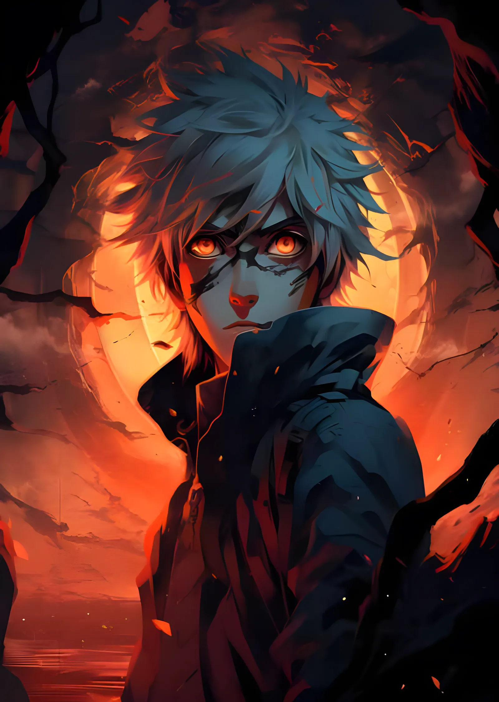 Naruto - Karanlık Taraf, Turuncu Hale metal tablo