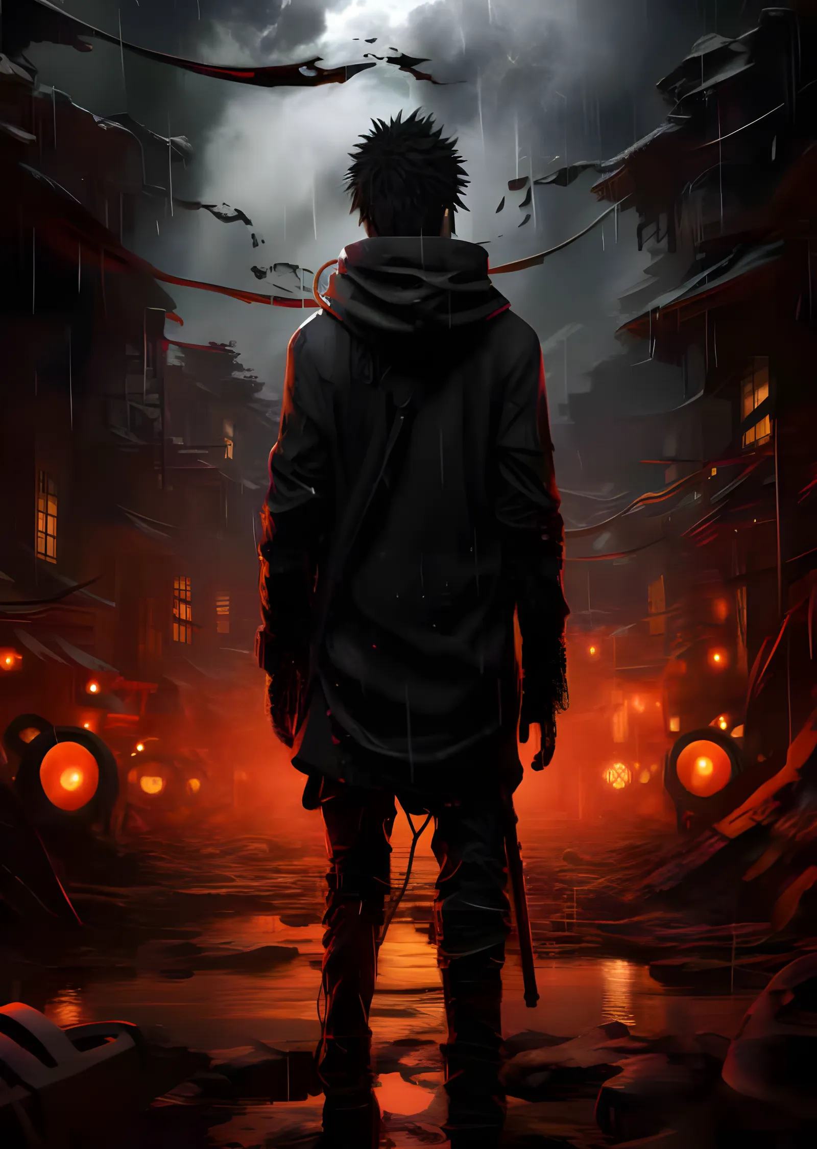 Naruto - Distopya Harabelerinde metal tablo