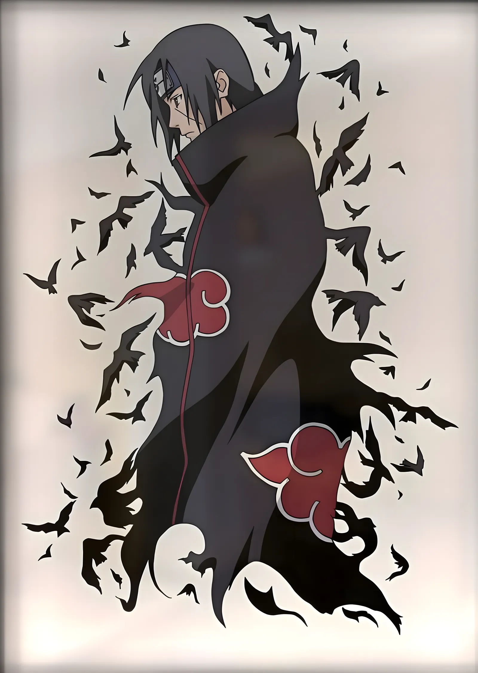 Naruto: Itachi metal tablo