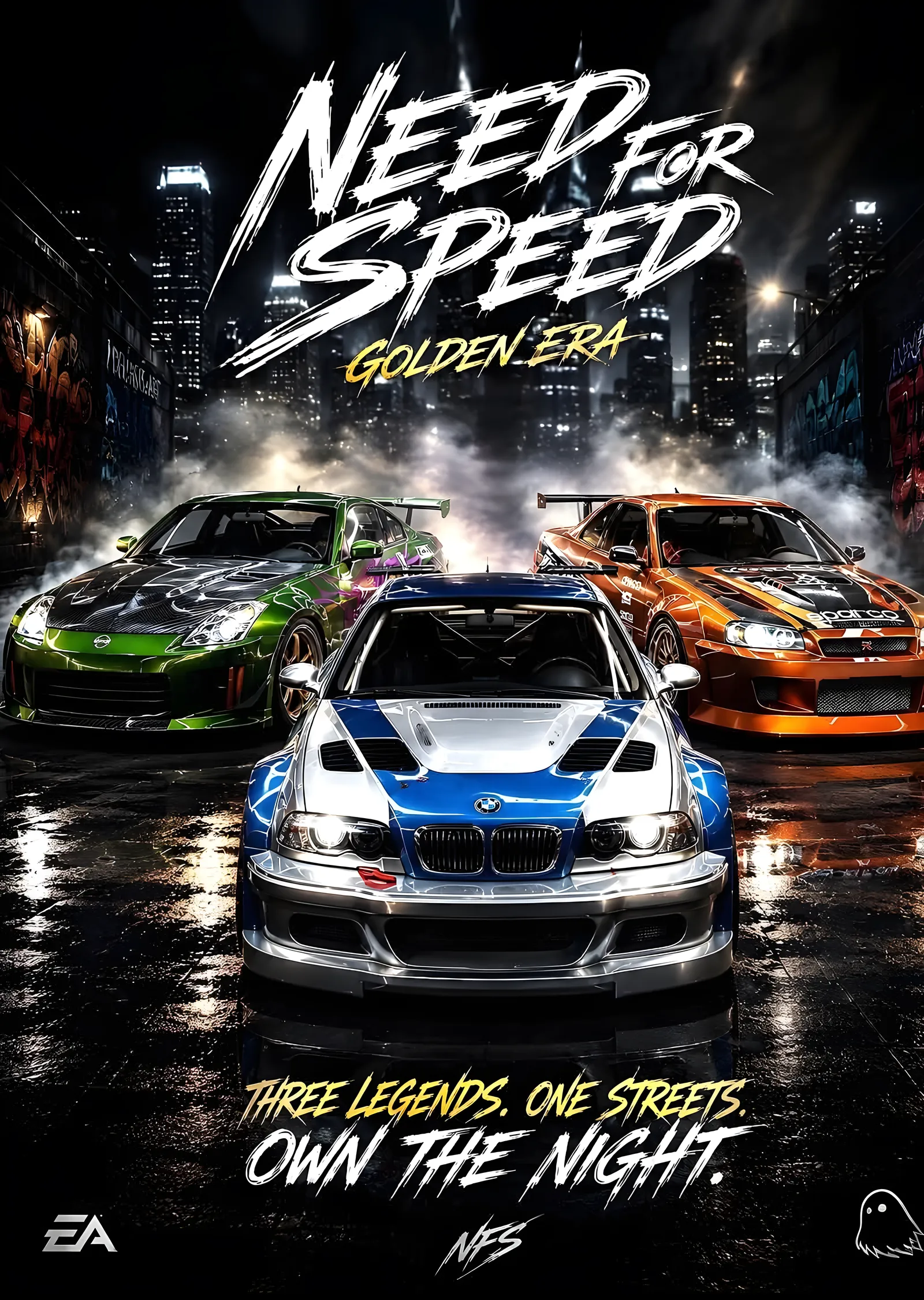 Need for Speed - Golden Era metal tablo