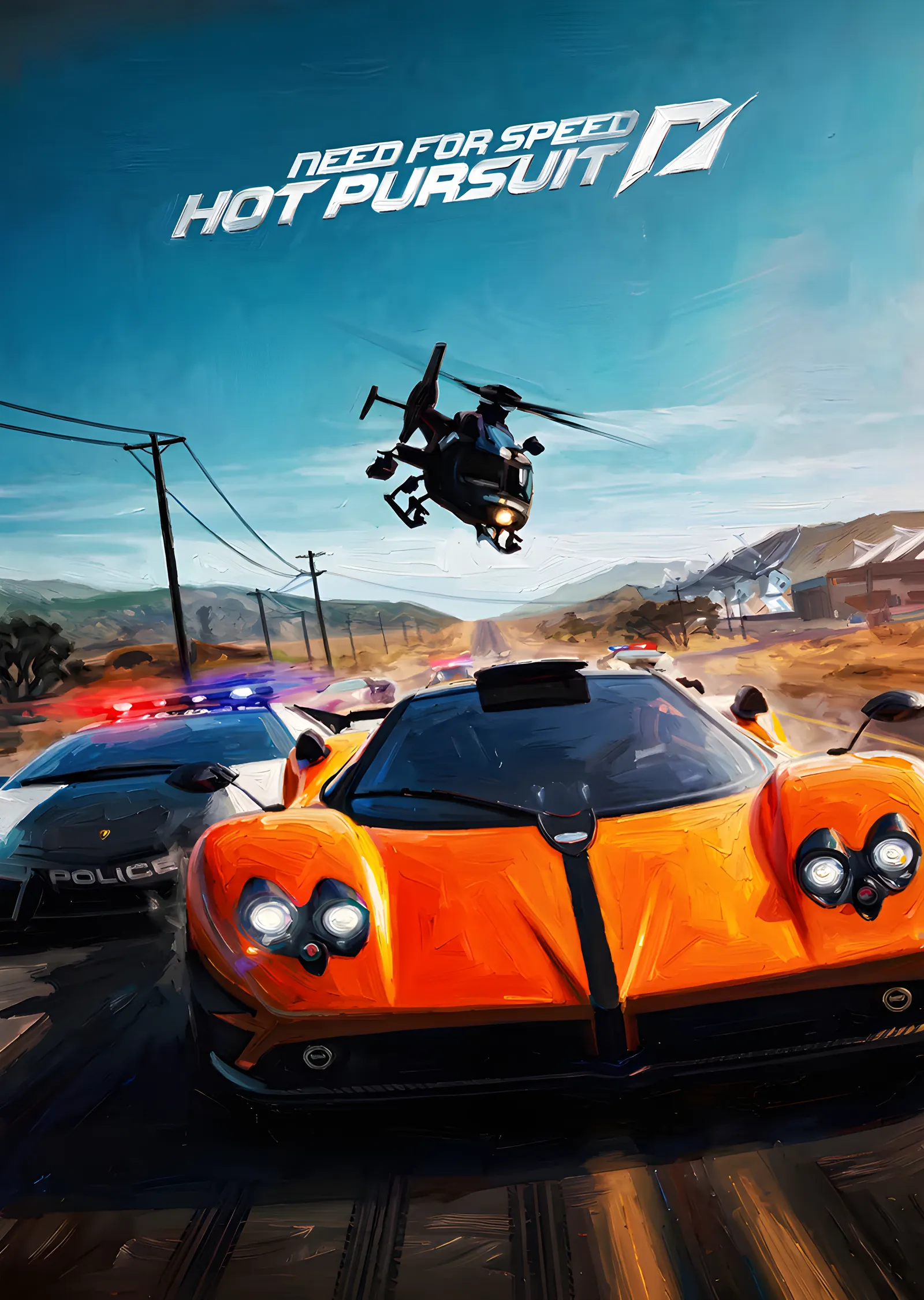 Need for Speed: Hot Pursuit metal tablo