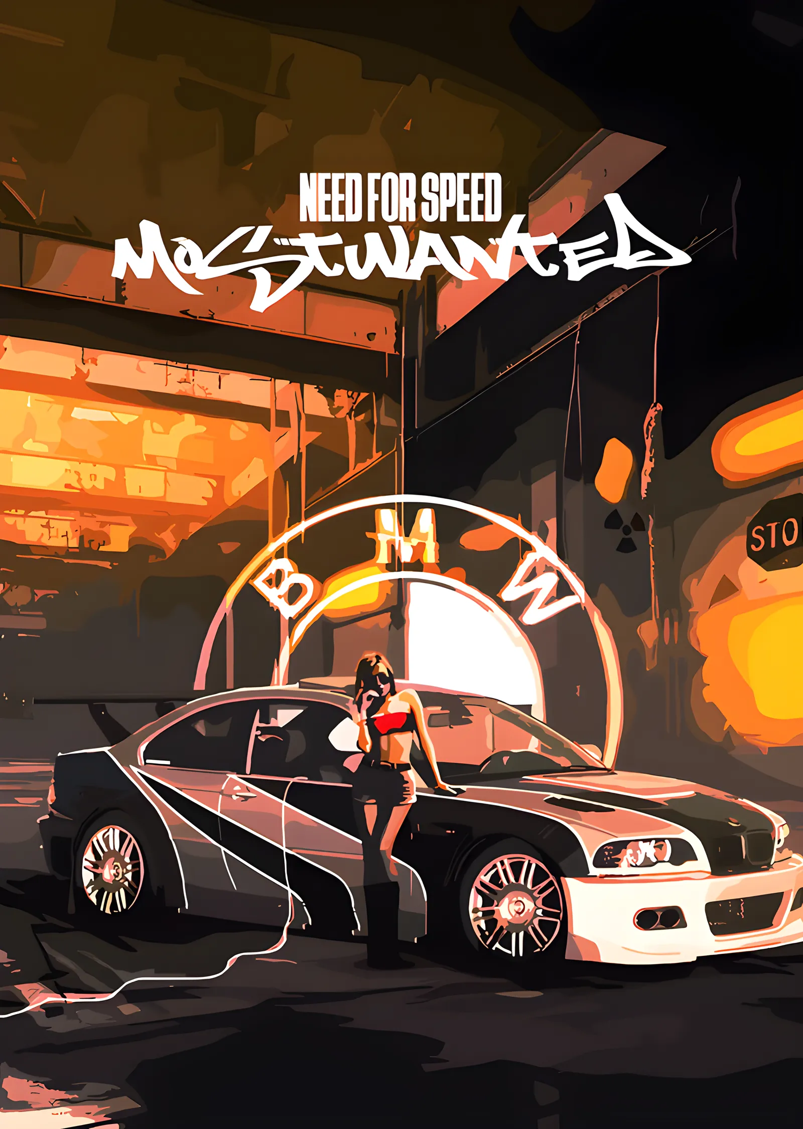 Need for Speed: Most Wanted - BMW M3 metal tablo