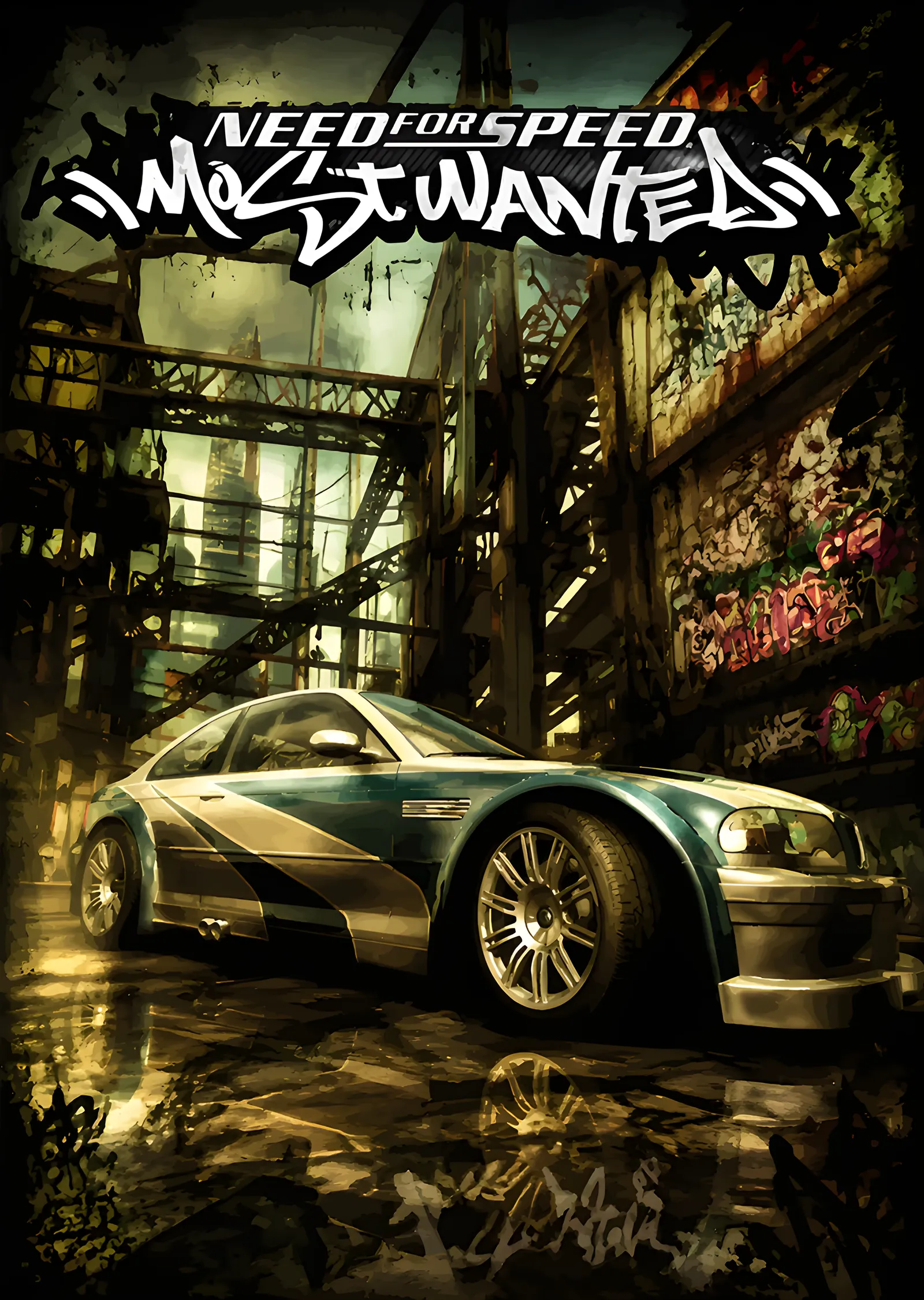 Need for Speed: Most Wanted - Sokak metal tablo