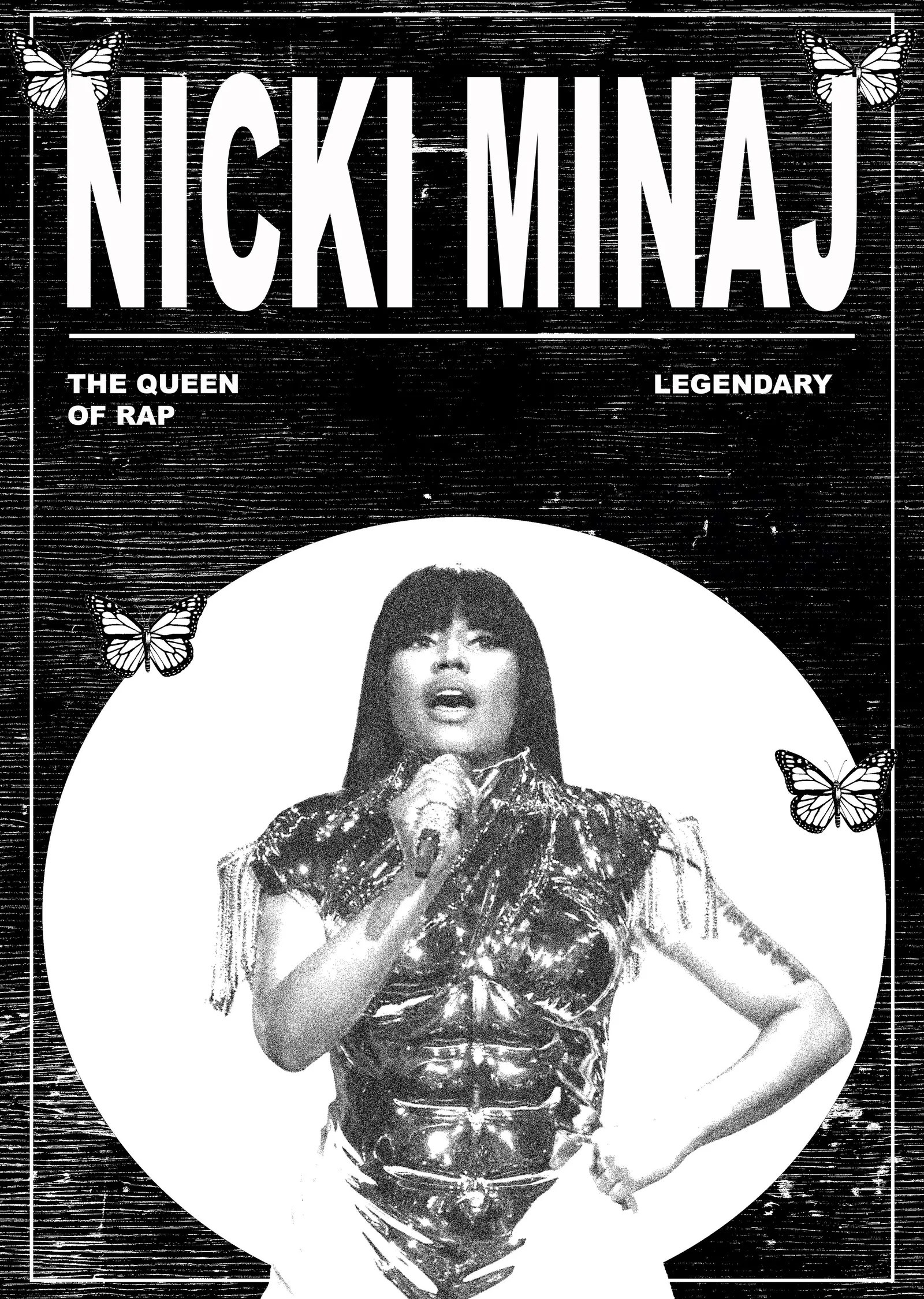 Nicki Minaj: The Queen of Rap metal tablo