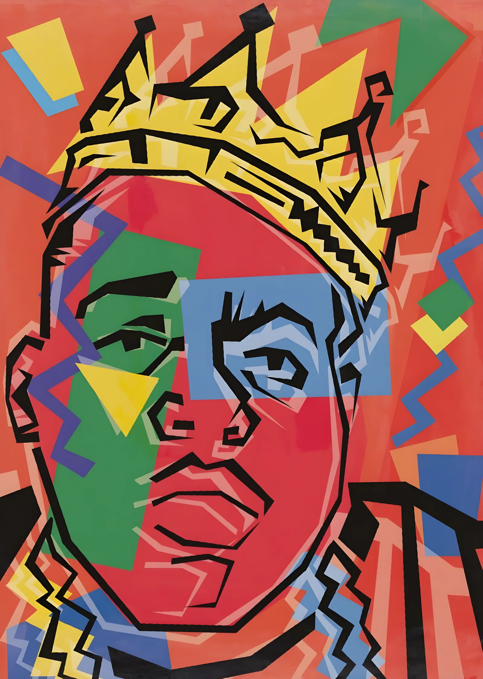 Notorious B.I.G.: Taçlı Pop Art metal tablo