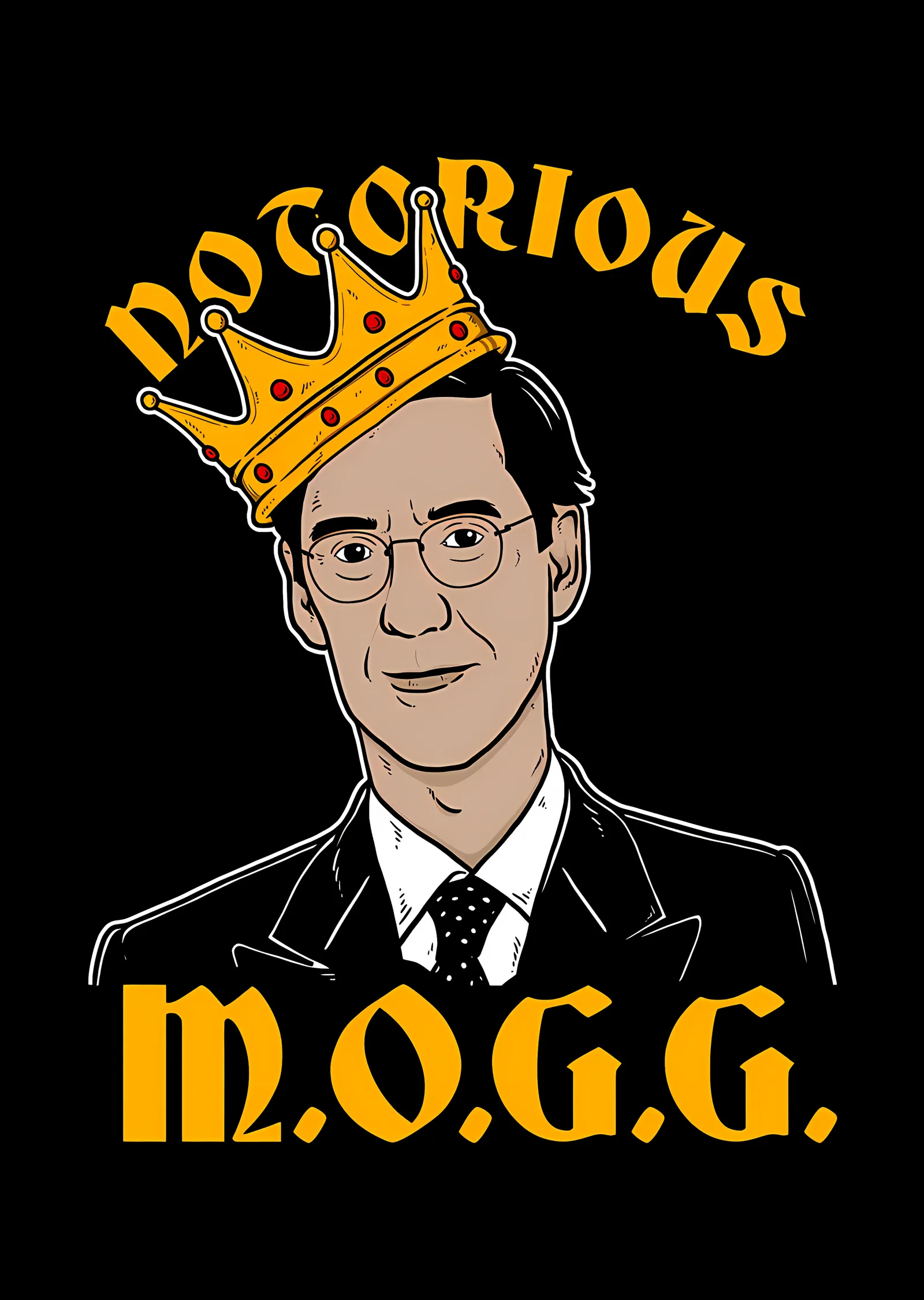 Notorious M.O.G.G.: Taçlı Vektör metal tablo