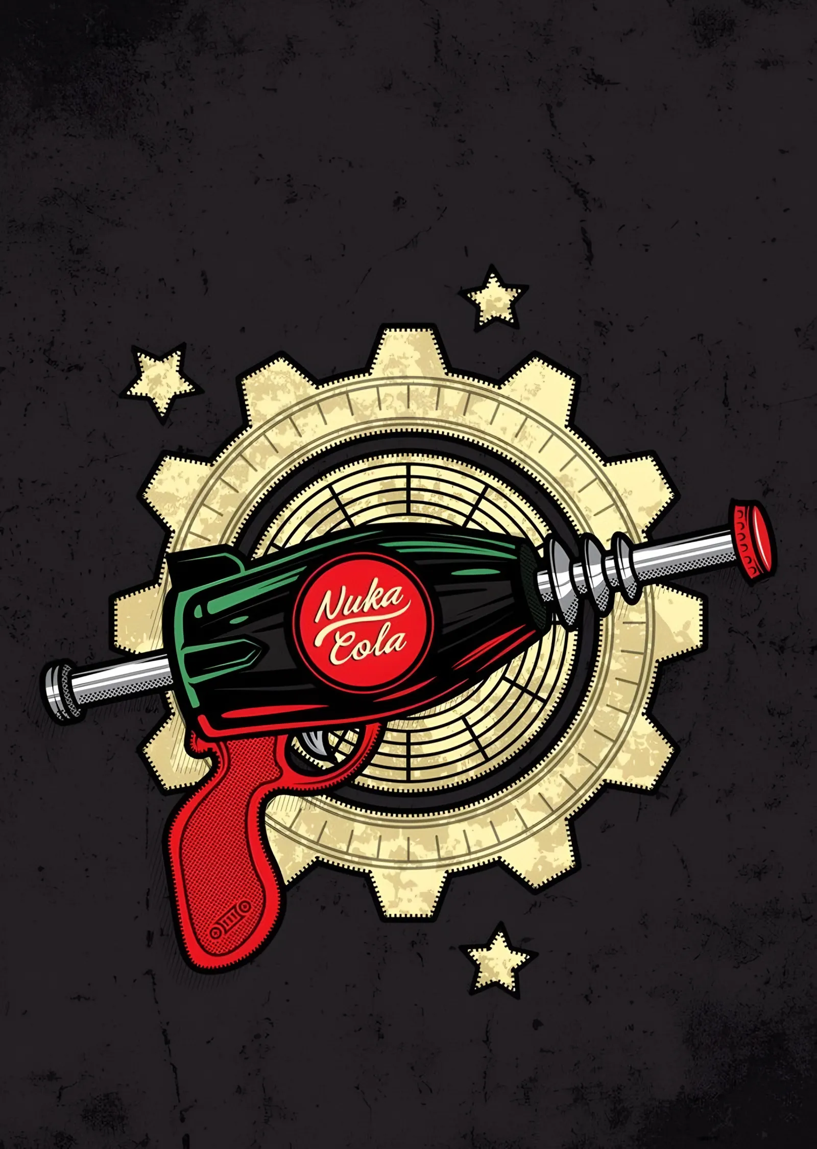 Nuka-Cola - Fallout Amblemi metal tablo