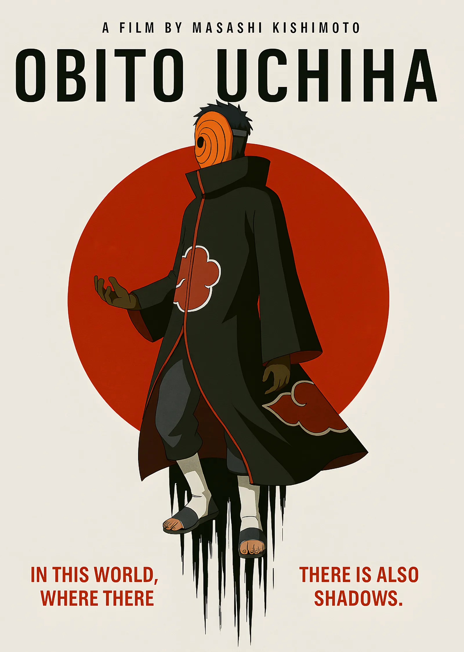 Obito Uchiha - Gölgelerin Dünyası metal tablo